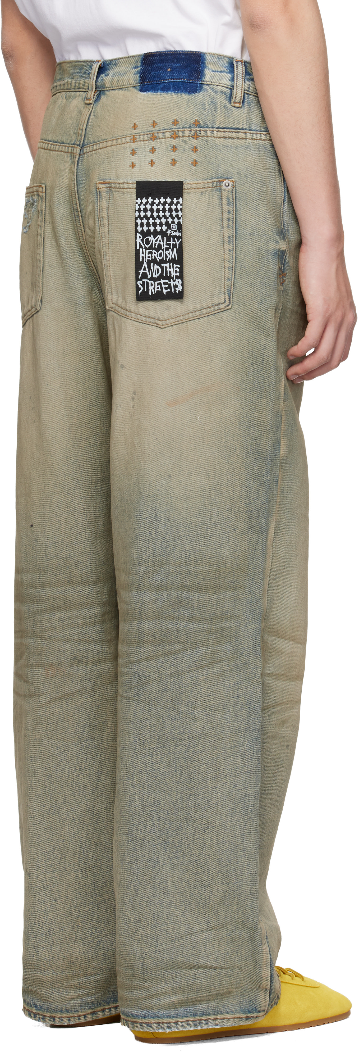 Ksubi - Jean Maxx bleu à effet Mechanik