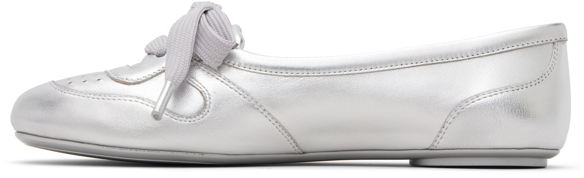 Gianvito Rossi - Ballerines Vault argentées