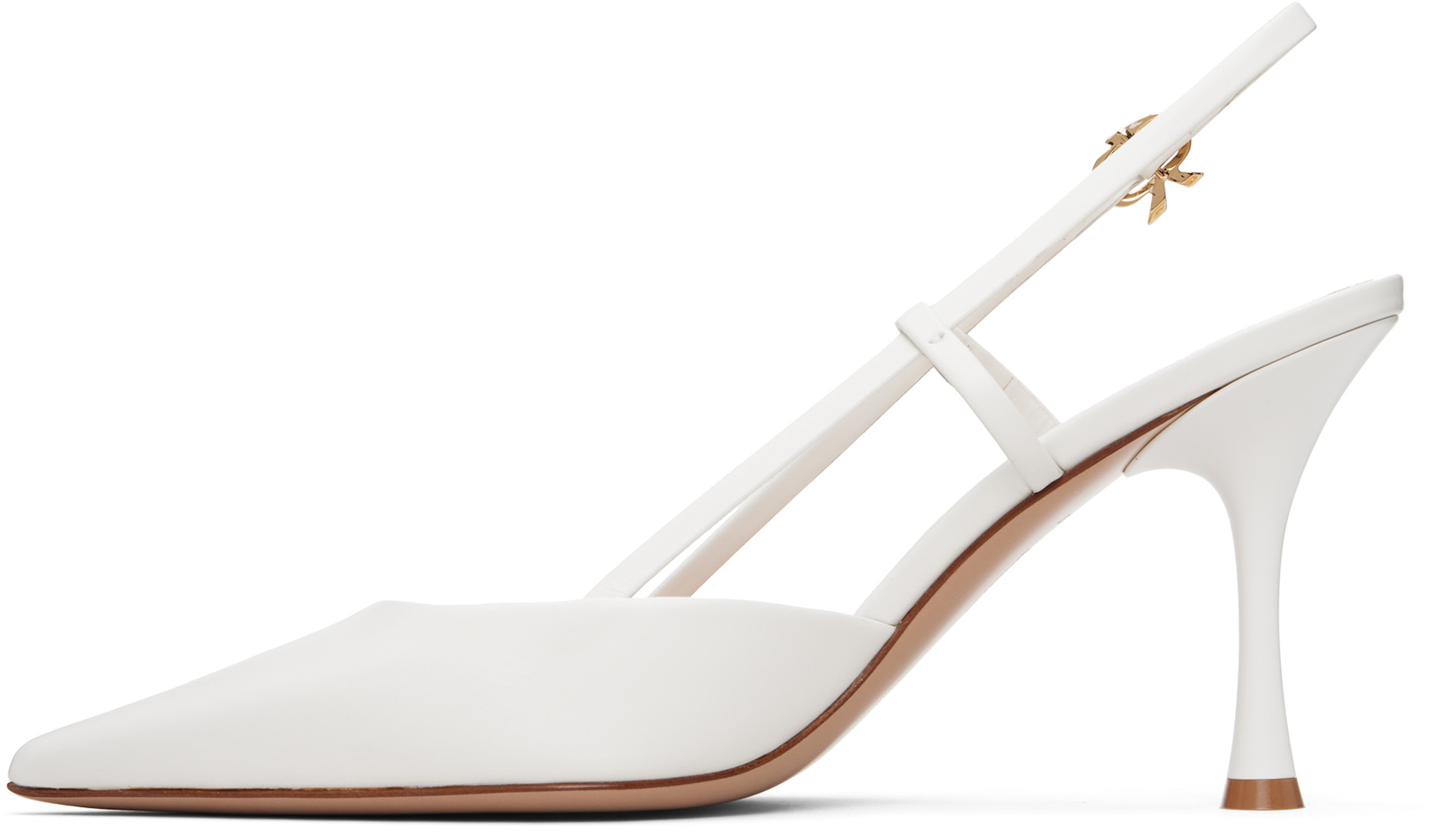 Gianvito Rossi - Chaussures à talon Ascent blanches