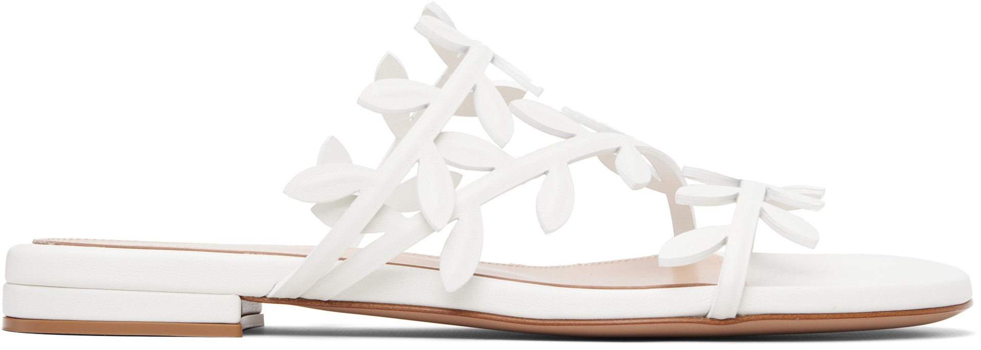 Gianvito Rossi - Sandales Flavia blanches
