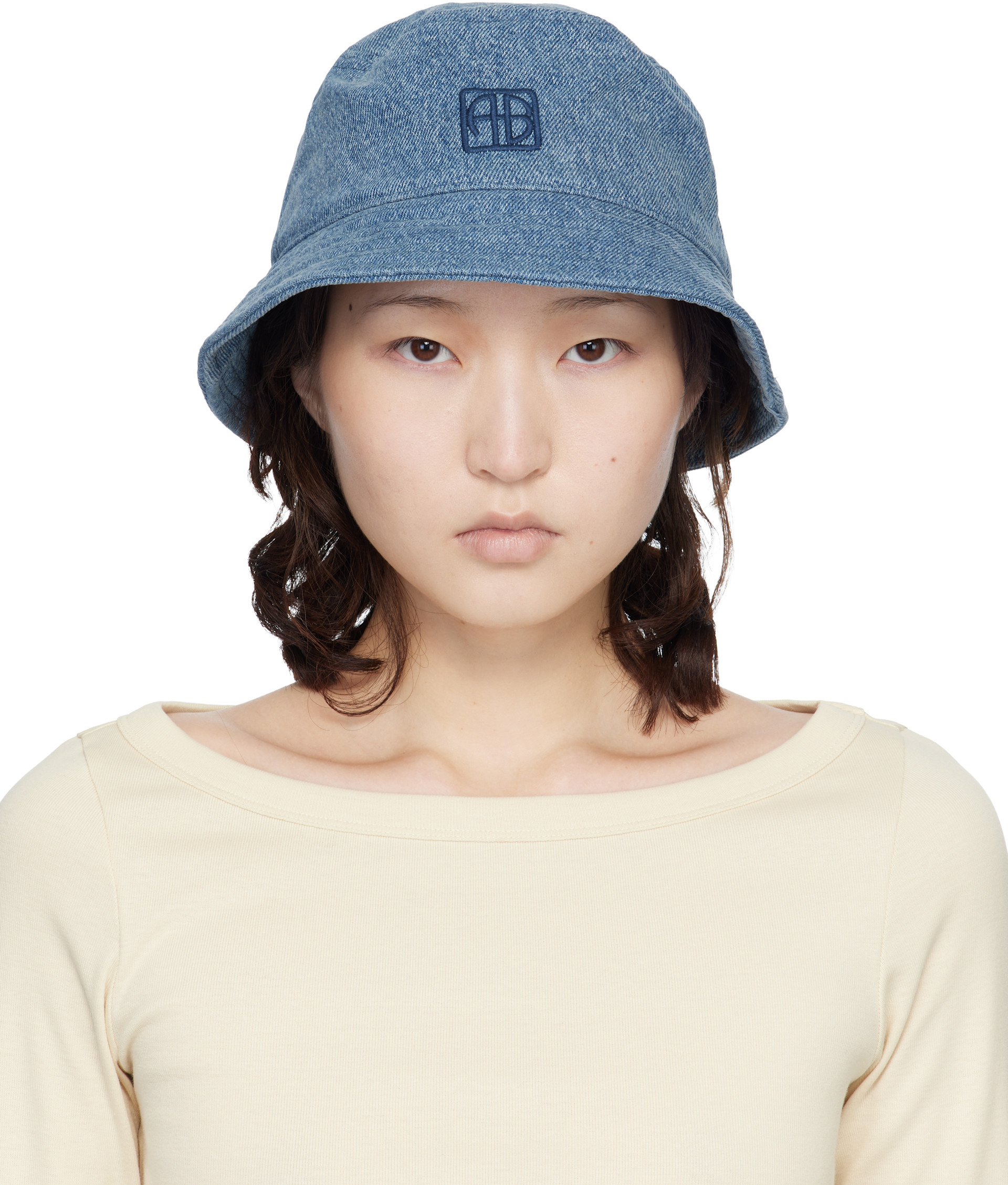 ANINE BING - Chapeau bob Nicks bleu