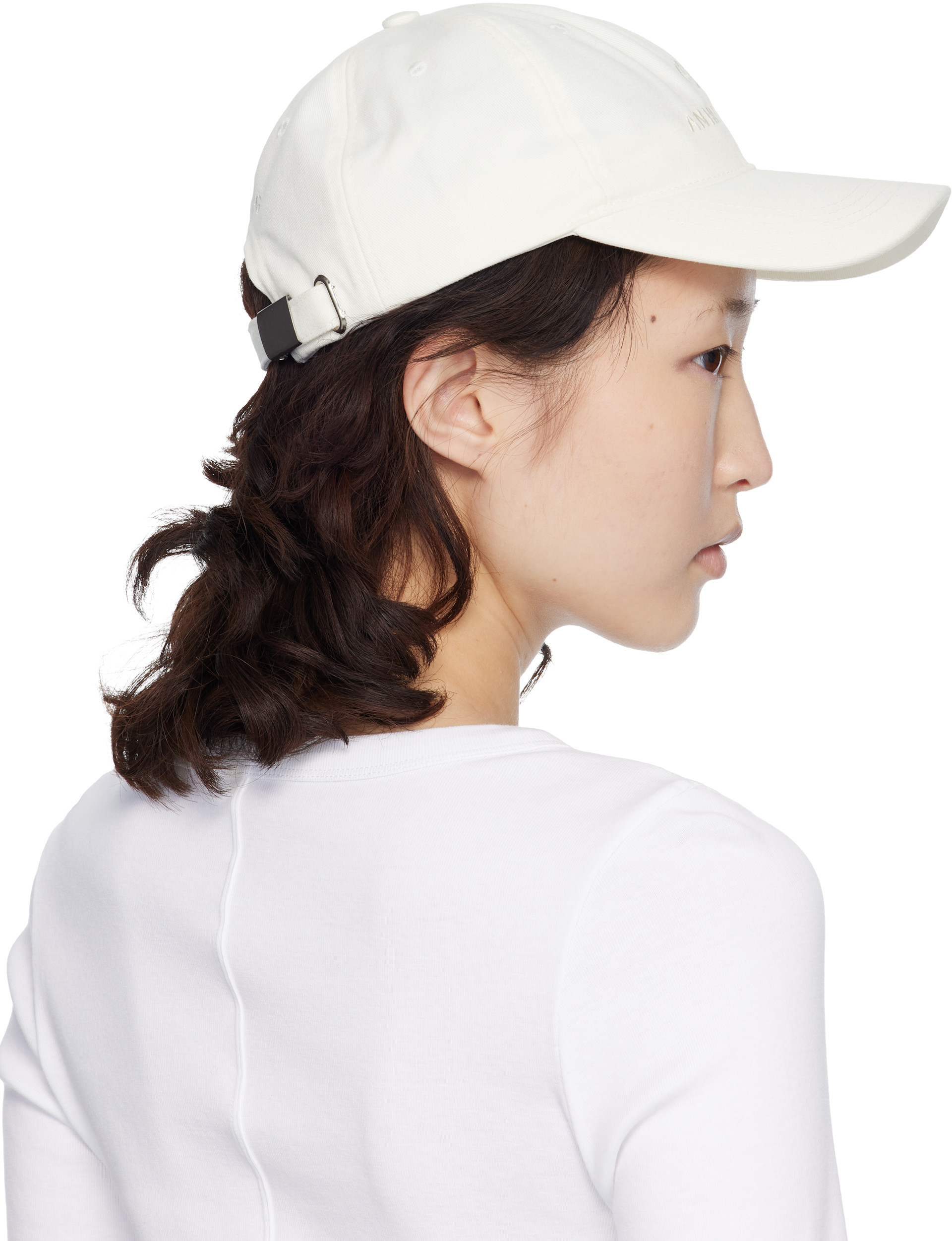 ANINE BING: Off-White Jeremy Baseball Cap | SSENSE