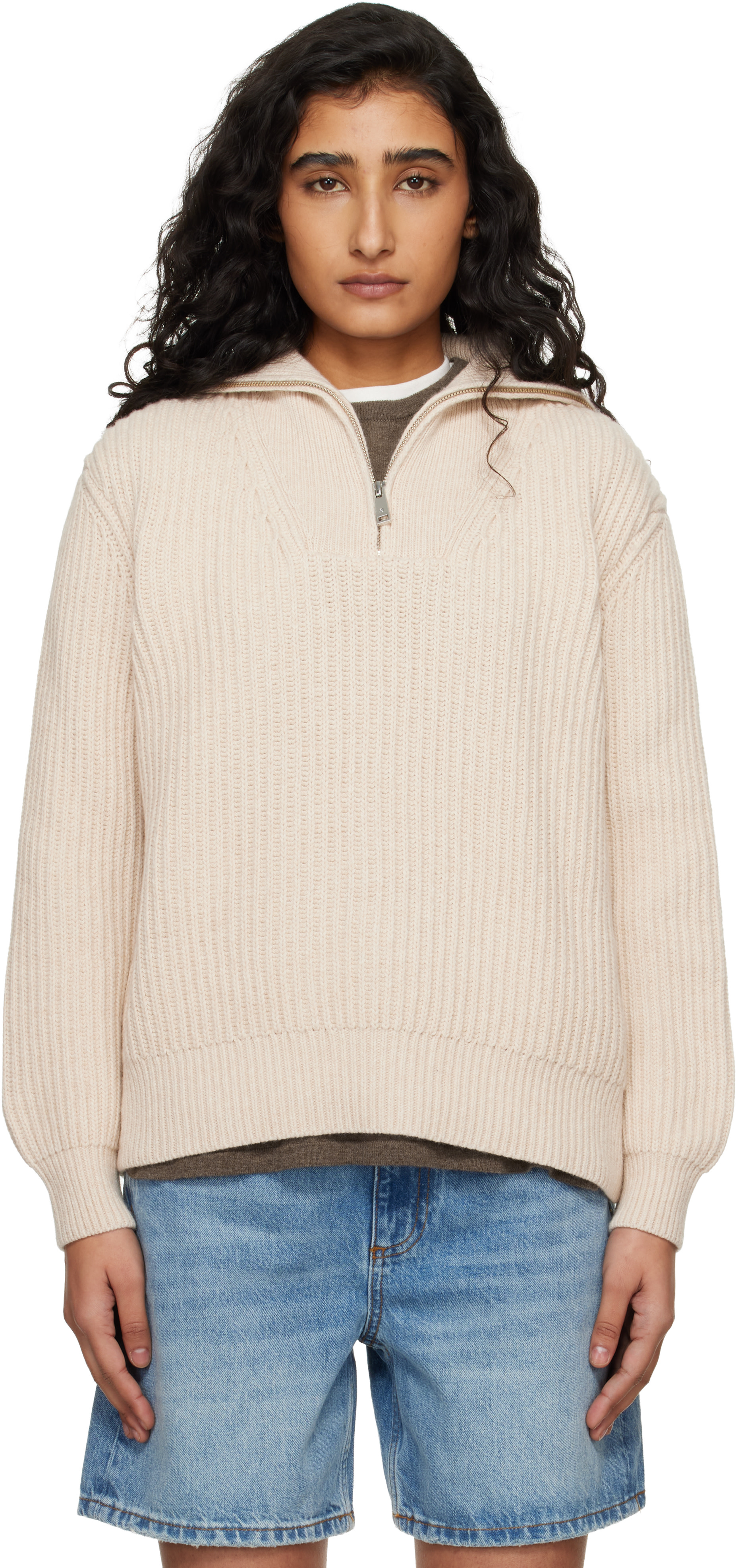ANINE BING - Pull Sammy beige