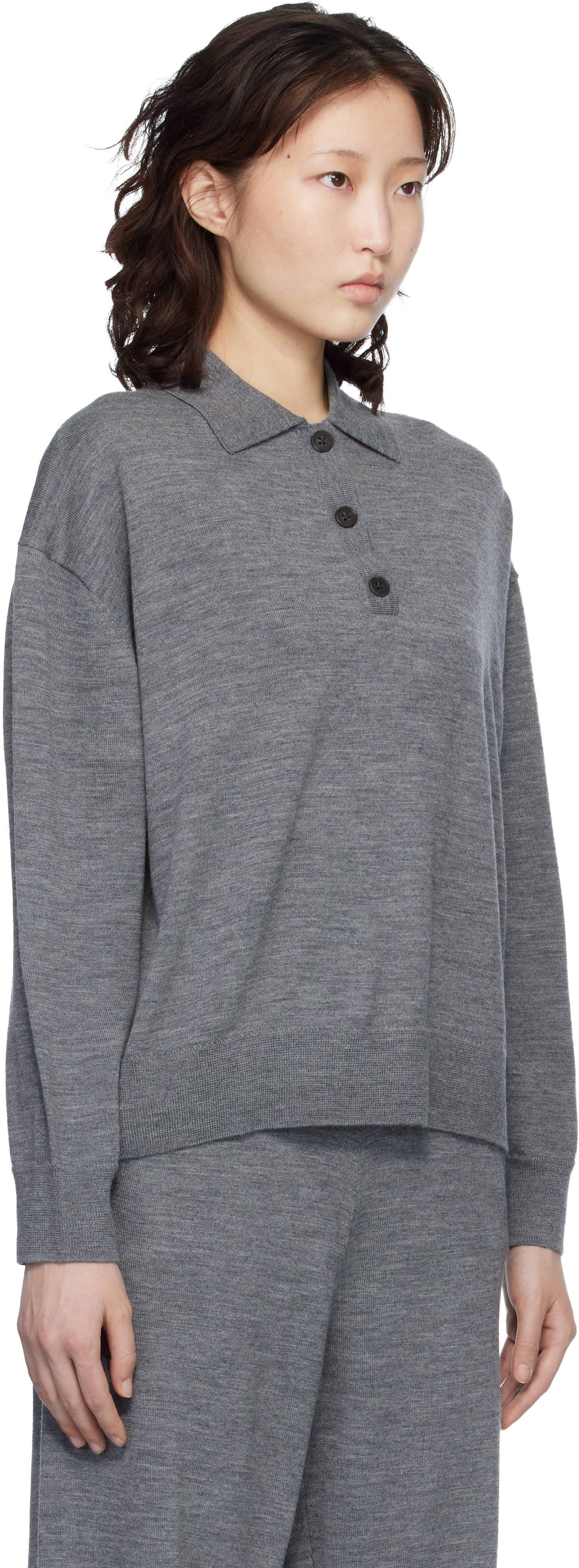 ANINE BING - Polo Lee gris