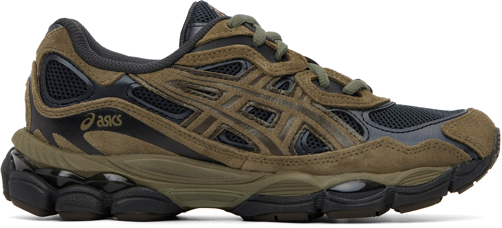 ASICS - Baskets GEL-NYC kaki et gris