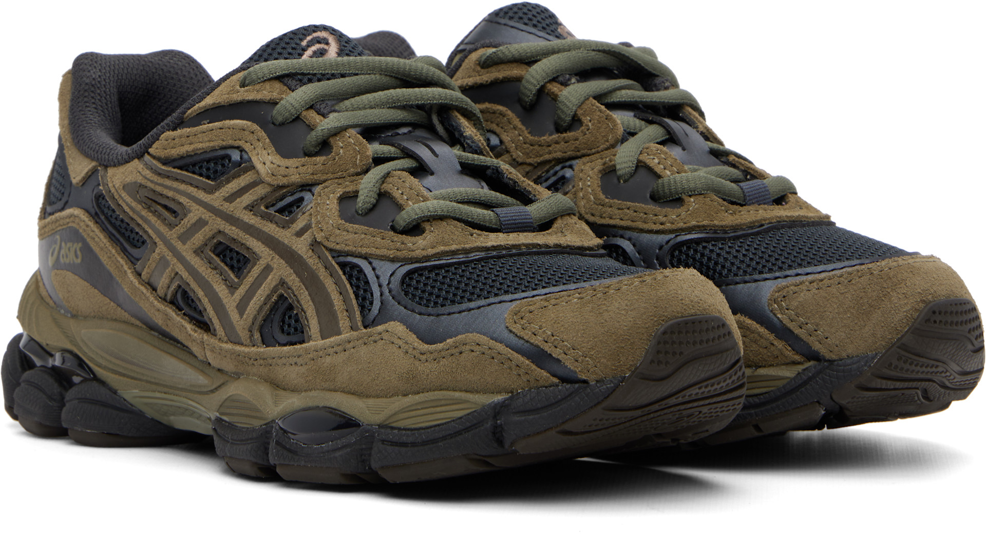 ASICS - Baskets GEL-NYC kaki et gris