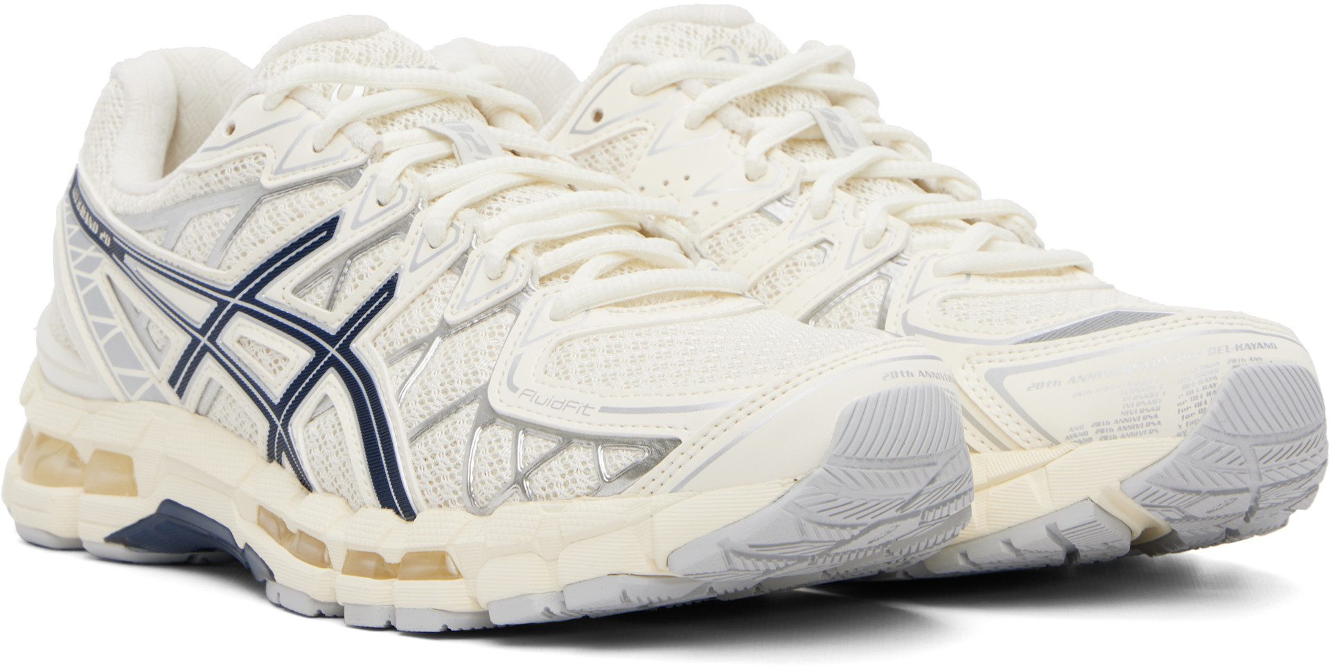 ASICS: Off-White Gel-Kayano 20 Sneakers | SSENSE