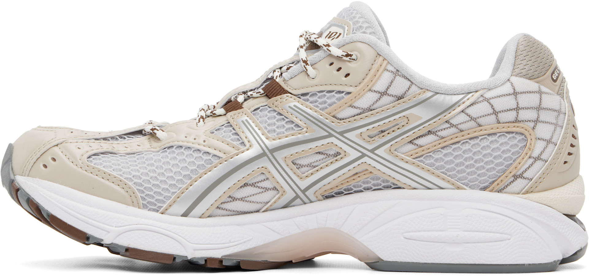 ASICS: Beige & Gray Gel-Nimbus 10.1 Sneakers | SSENSE Canada