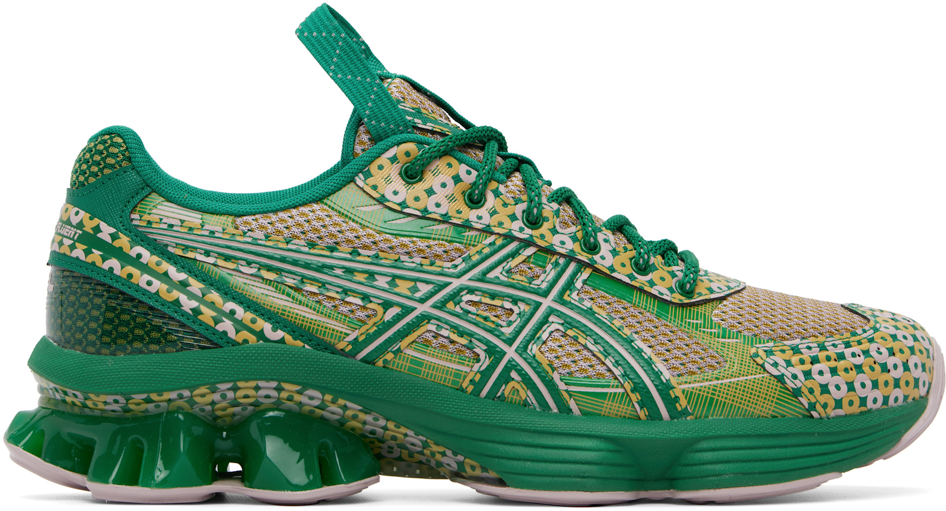 靴 ASICS GEL-KINETIC FLUENT KIKO KOSTADINOV ASICS: Green Kiko Kostadinov Edition US7-S Gel-Kinetic Fluent