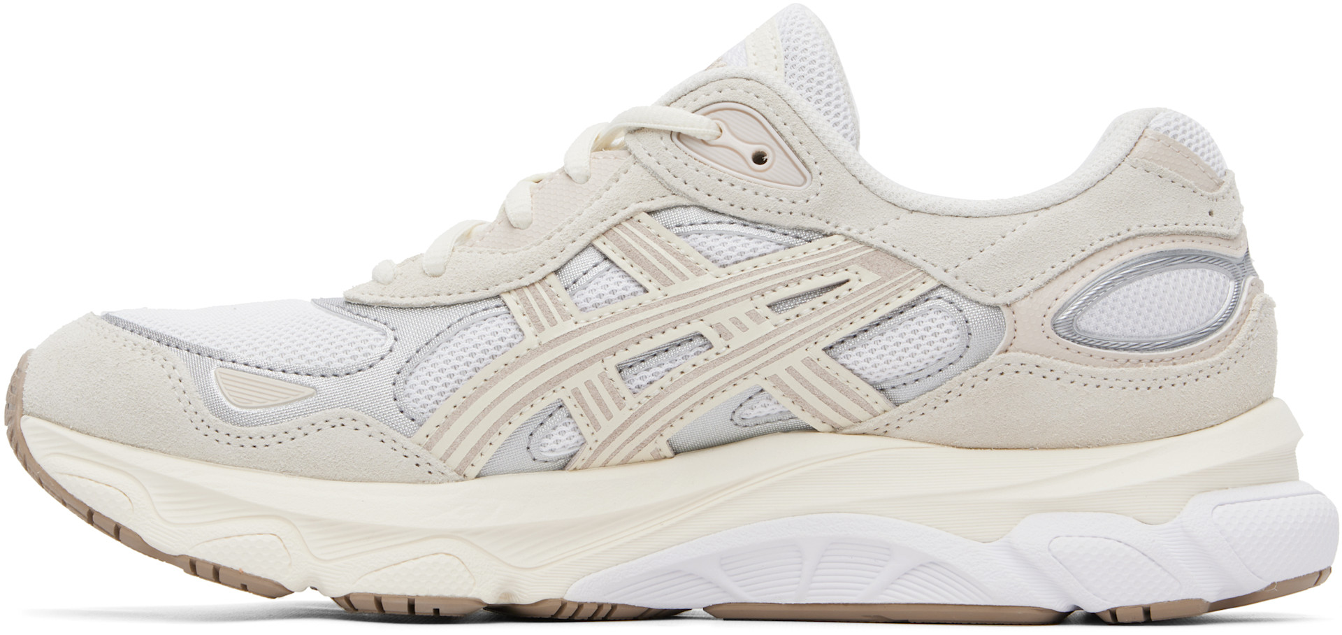 ASICS: Off-White & Pink Gel-NYC 2.0 Sneakers | SSENSE