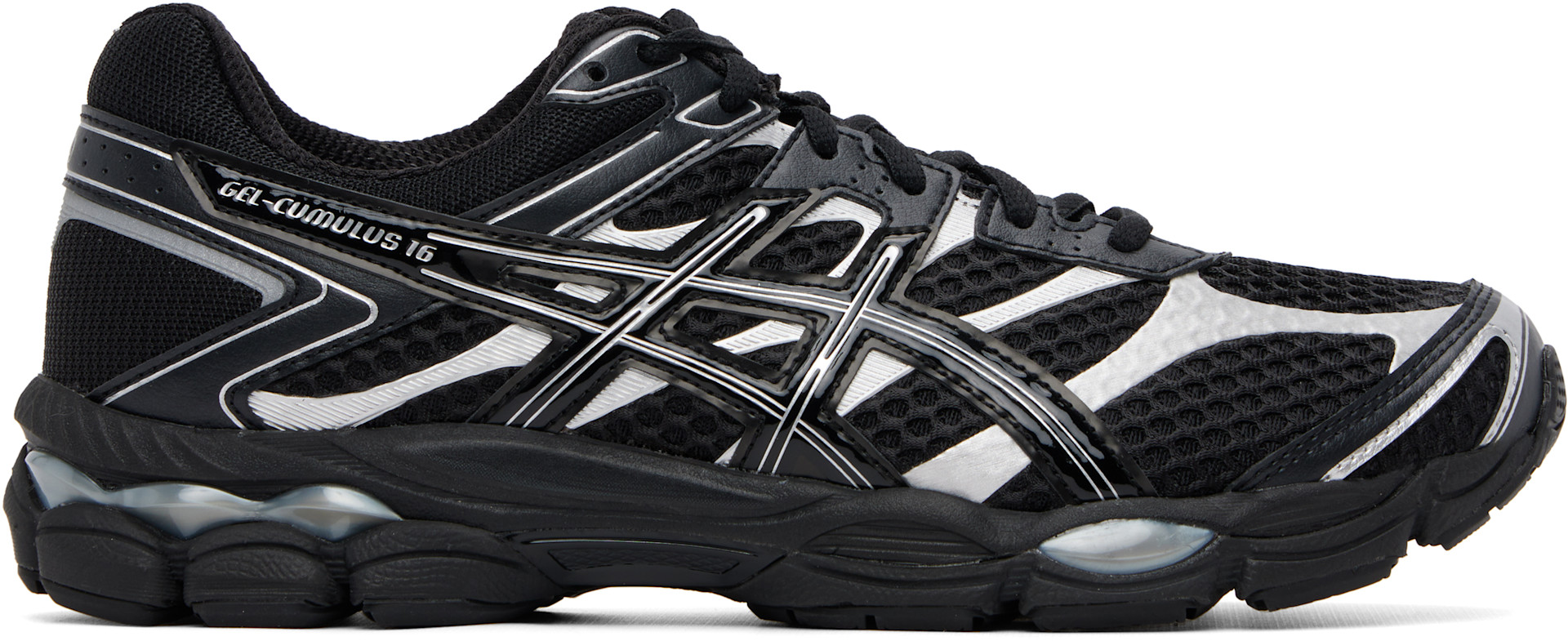 ASICS: ブラック＆グレー Gel-Cumulus 16 スニーカー | SSENSE 日本