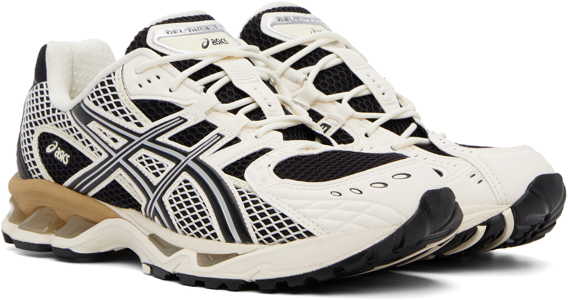 ASICS: Black & Off-White Gel-Nimbus 10.1 Sneakers | SSENSE