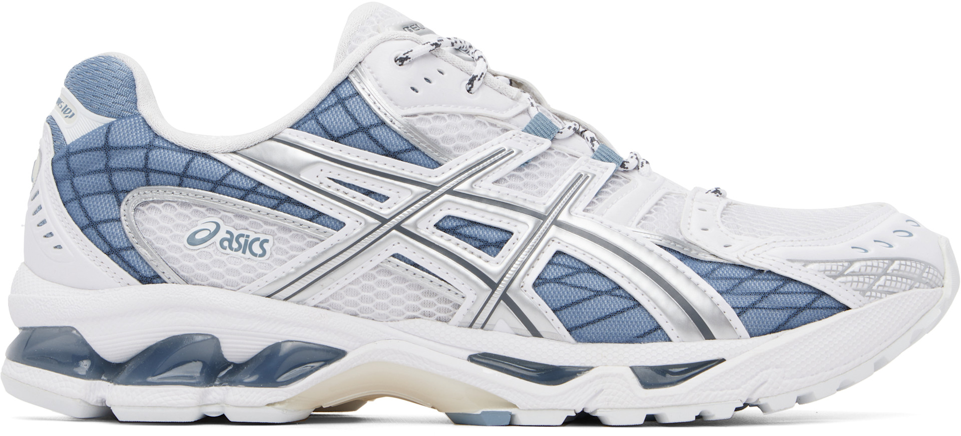 asics スニーカー ホワイト/ブルー ASICS: ホワイト＆ブルー Gel-Nimbus 10.1 スニーカー | SSENSE 日本