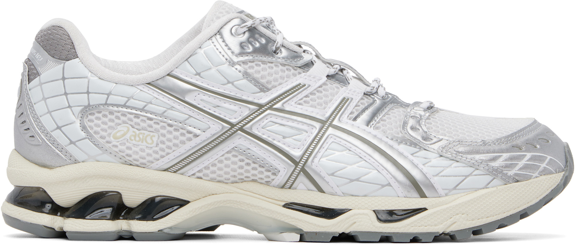 ASICS: White & Gray Gel-Nimbus 10.1 Sneakers | SSENSE Canada