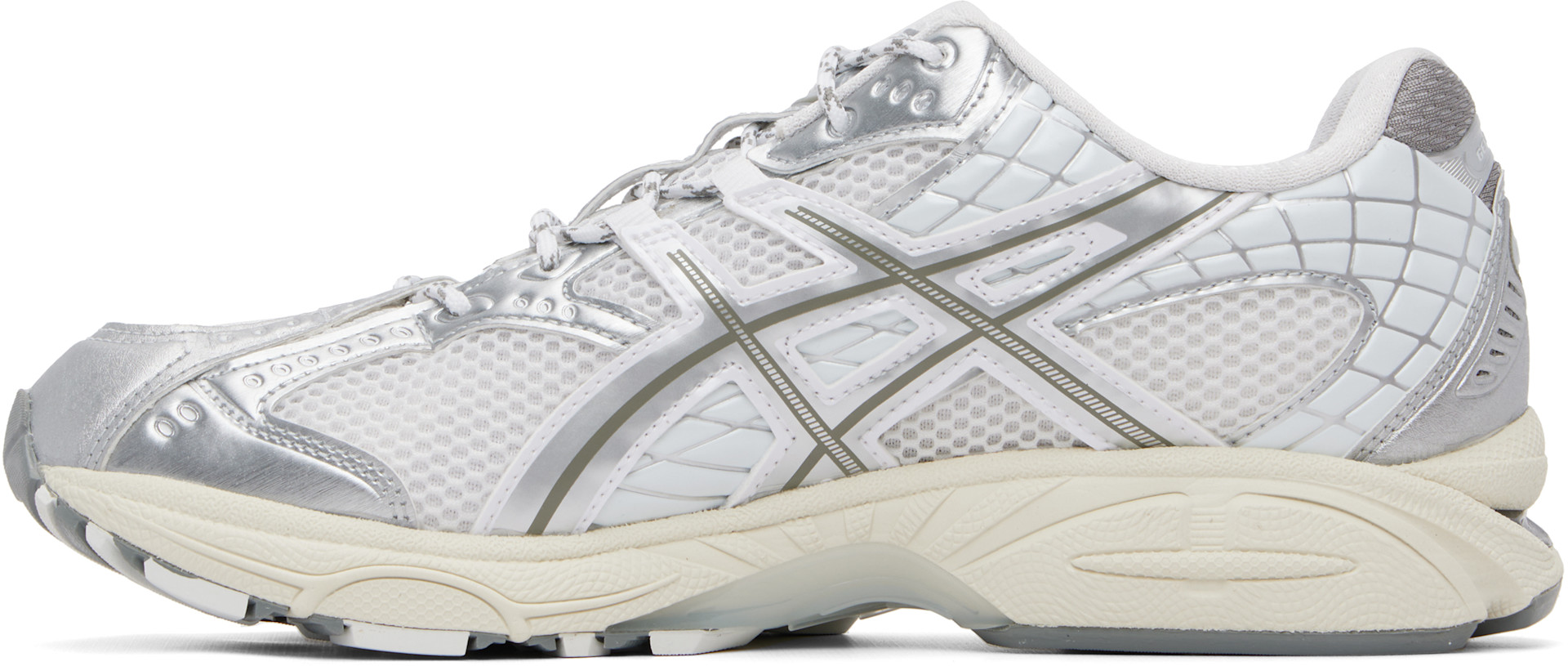ASICS - White & Gray Gel-Nimbus 10.1 Sneakers