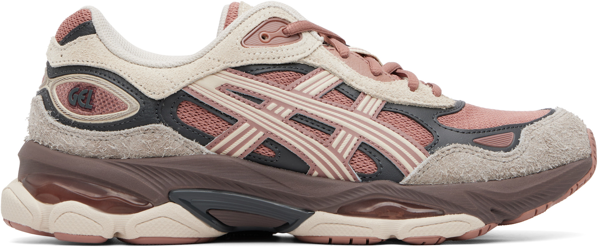 ASICS: ピンク＆オフホワイト Gel-NYC 2.0 スニーカー | SSENSE 日本