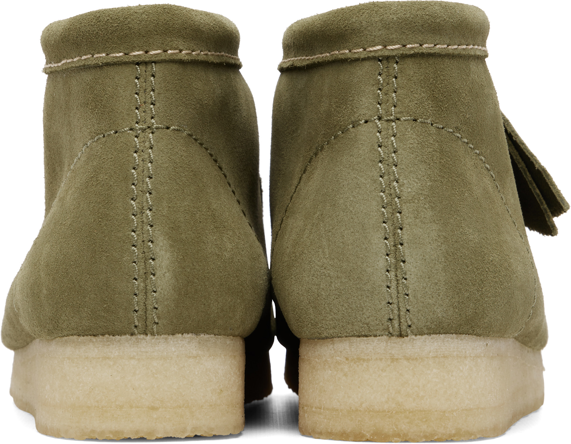 Clarks Originals: カーキ ワラビーブーツ | SSENSE 日本