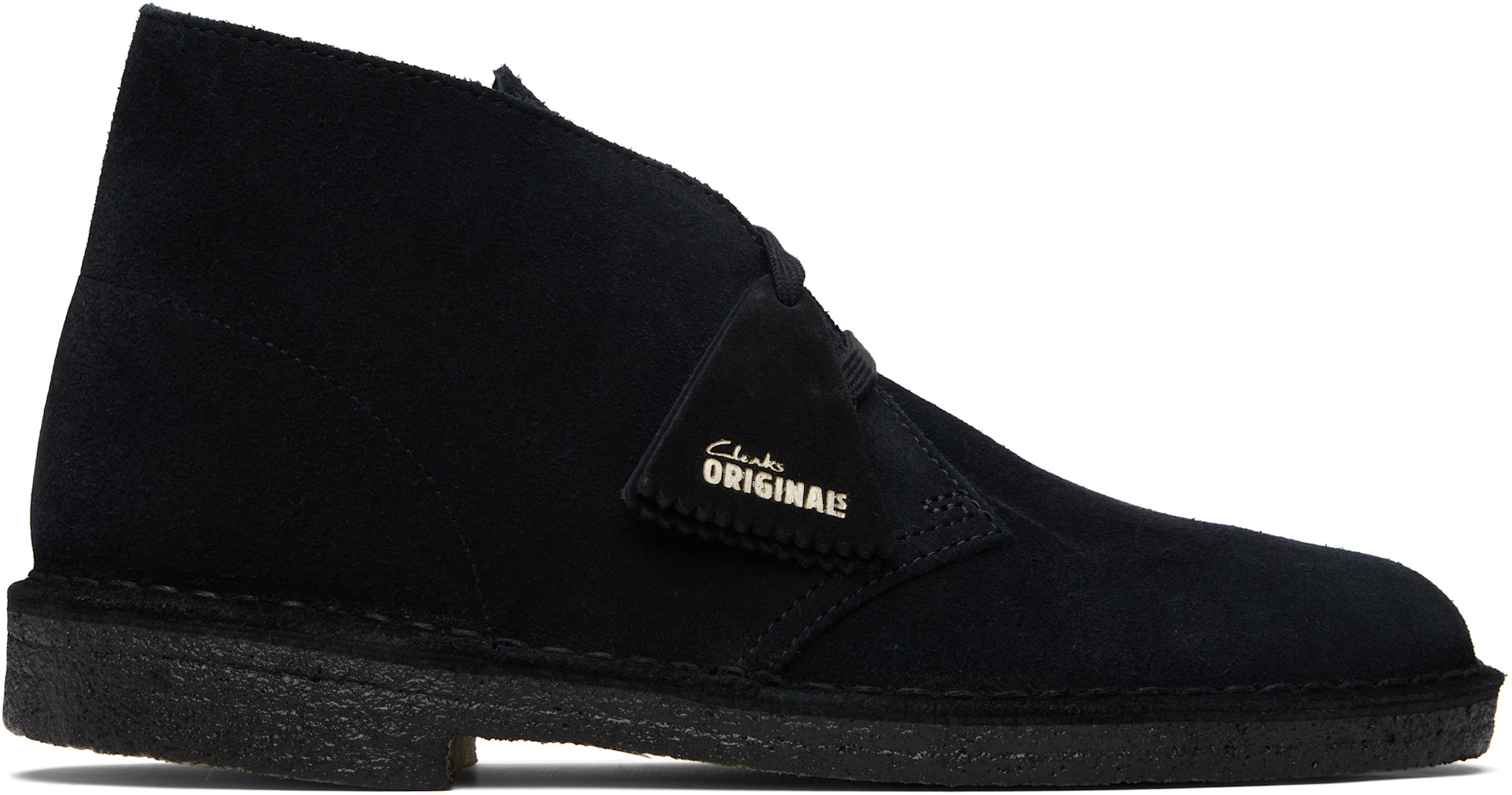 Clarks Originals - Black Suede Desert Boots