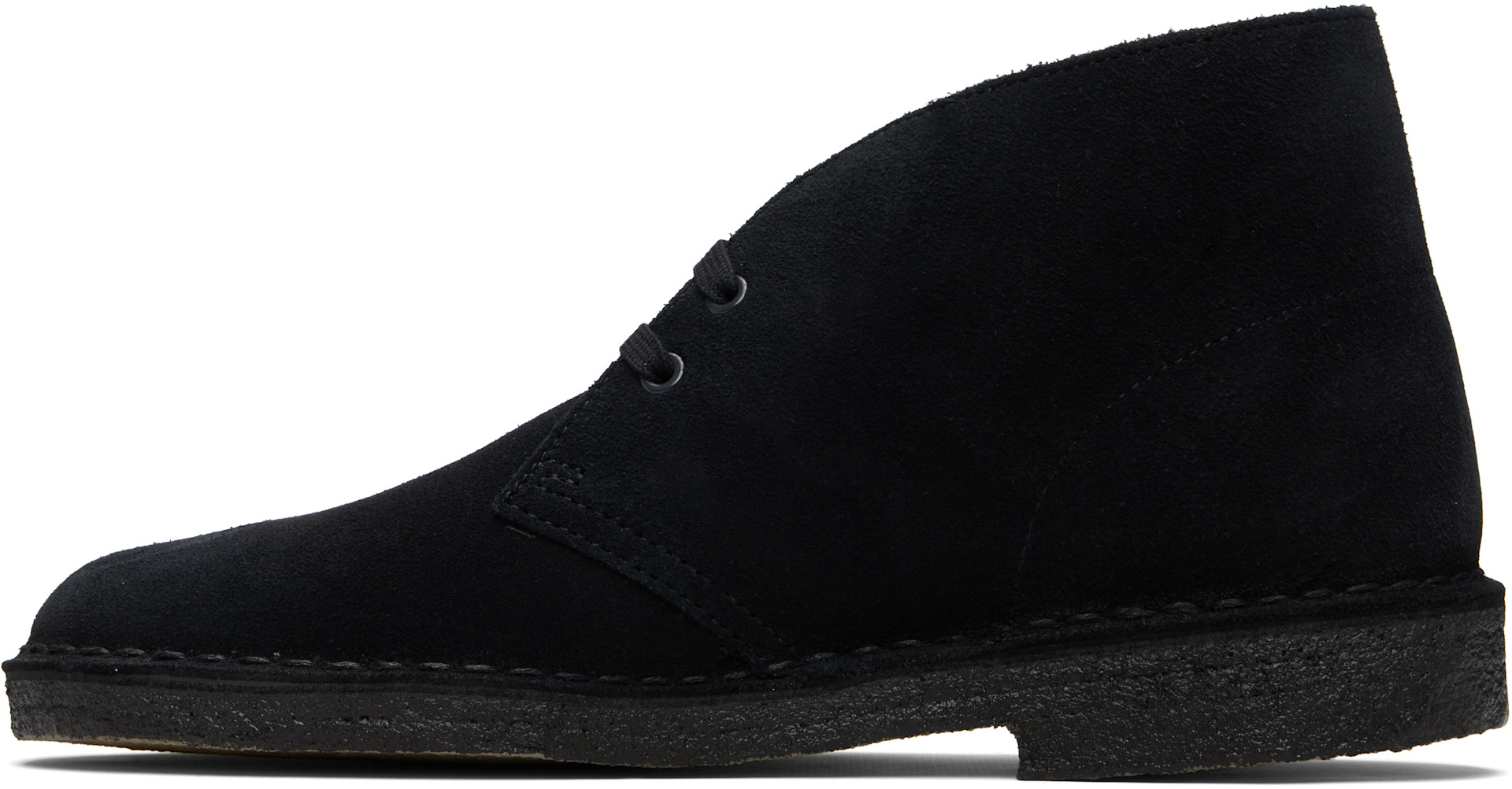 Clarks Originals: ブラック スエード デザートブーツ | SSENSE 日本