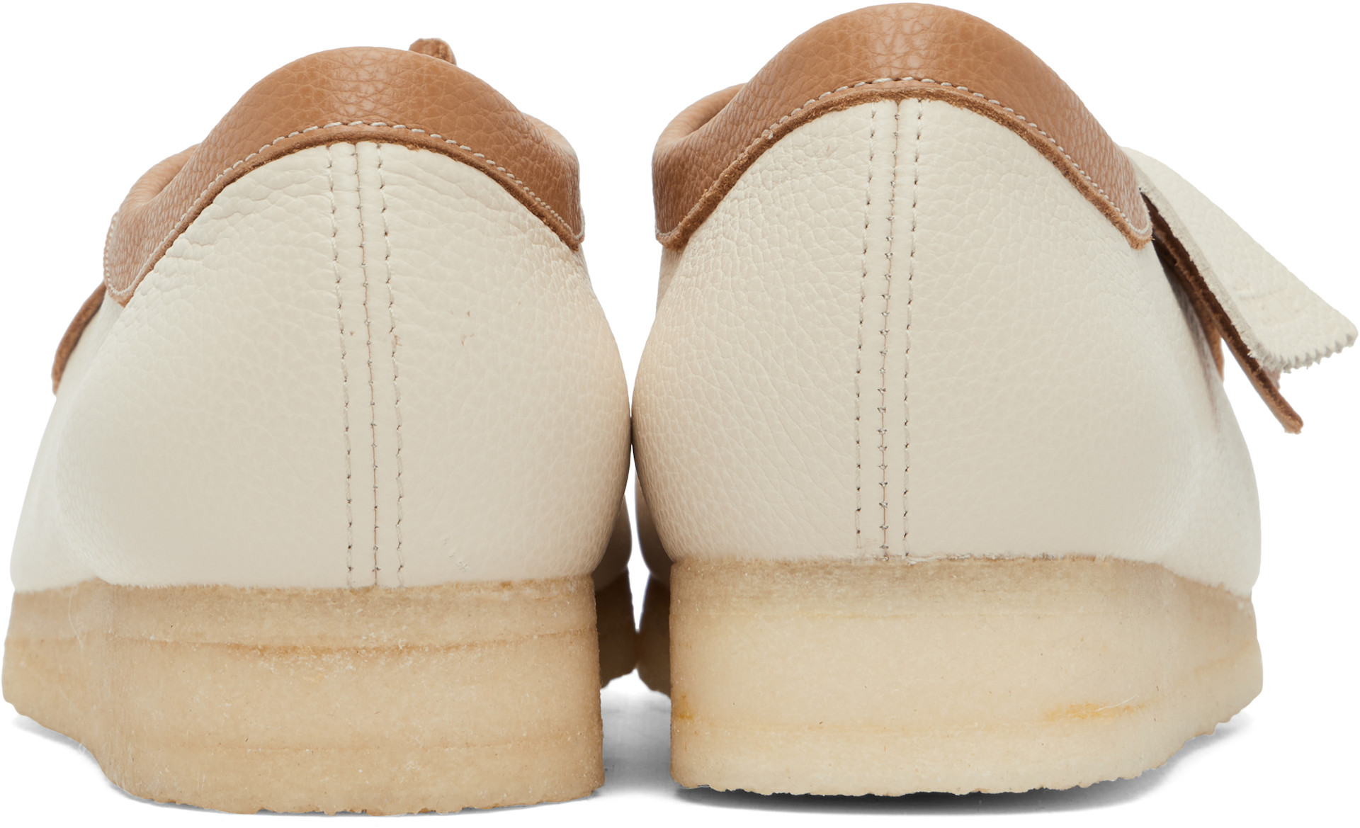 Clarks Originals: ホワイト ワラビー | SSENSE 日本