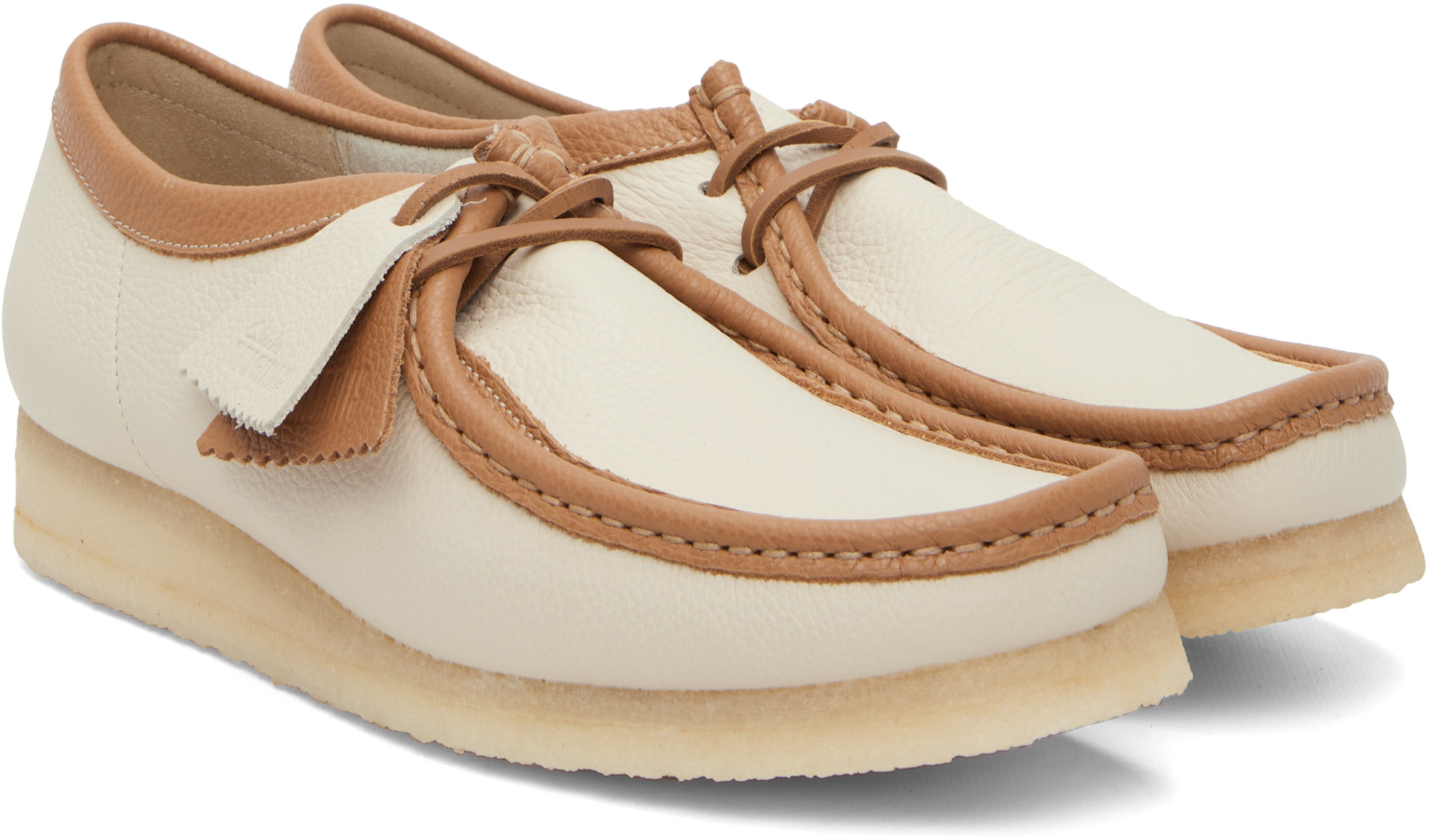 Clarks Originals: ホワイト ワラビー | SSENSE 日本