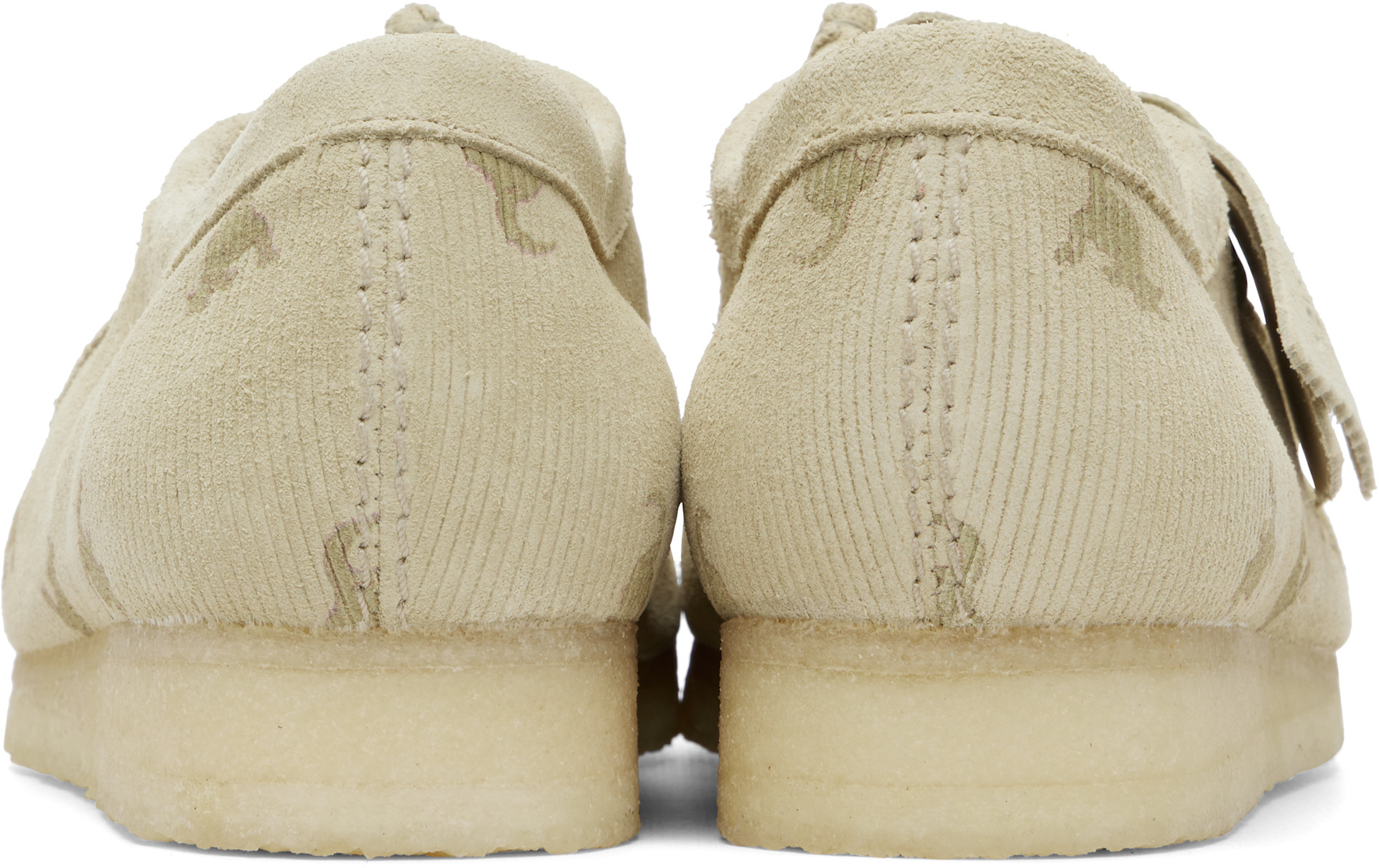 Clarks Originals ワラビー スエード ベージュ Clarks Originals: ベージュ ワラビー | SSENSE 日本