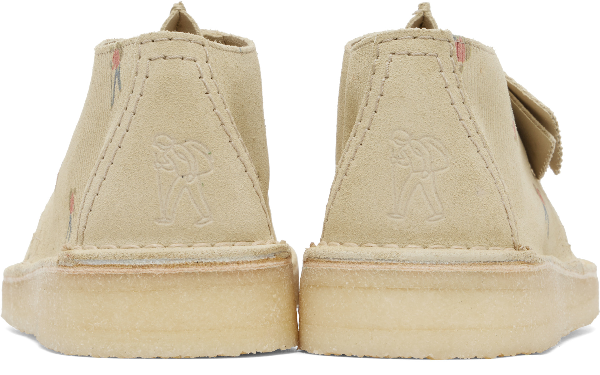 Clarks Originals: Beige Desert Trek Derbys | SSENSE