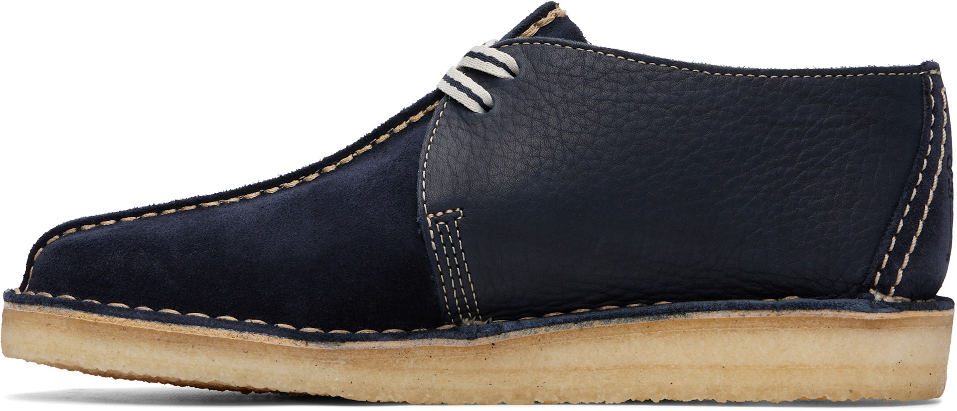 Clarks Originals: Navy Desert Trek Derbys | SSENSE
