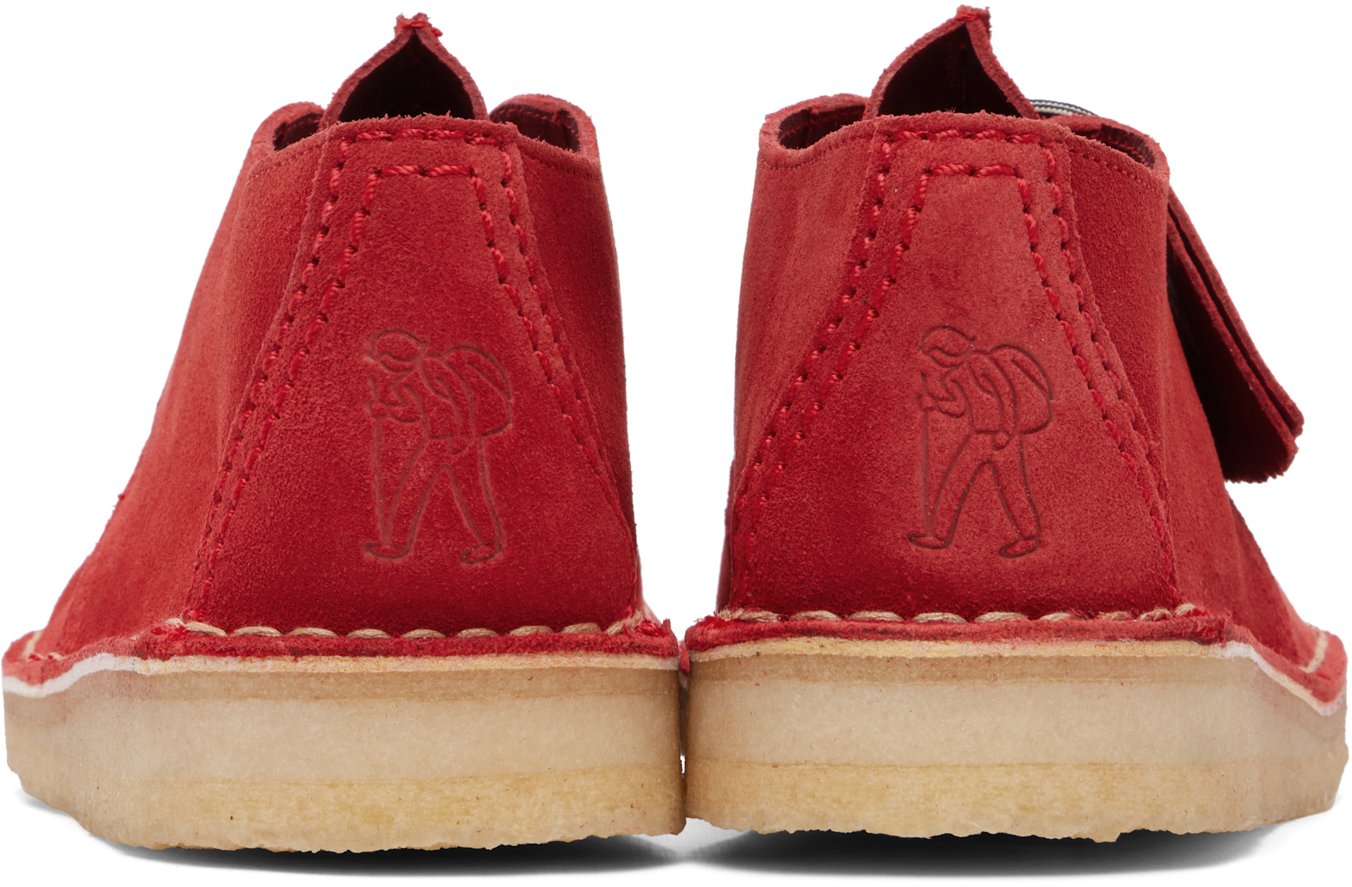 Clarks Originals: Red Desert Trek Derbys | SSENSE