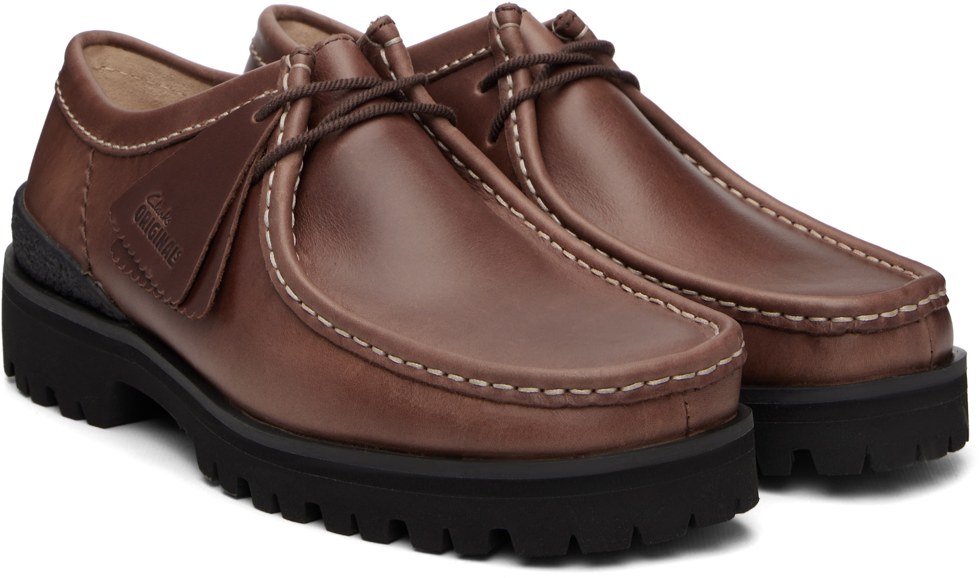 Clarks Originals: Brown Wallabee Yukoner Derbys | SSENSE