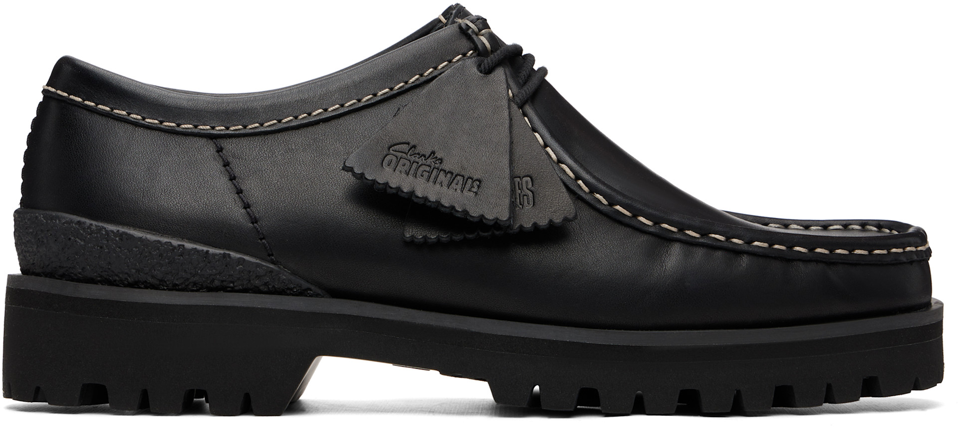 Clarks Originals: Black Walla Yukoner Derbys | SSENSE