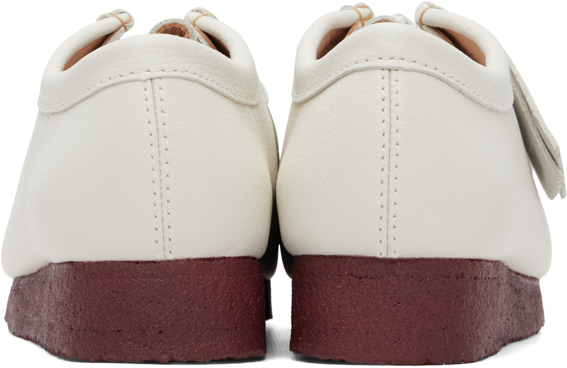 Clarks Originals: White Wallabee Derbys | SSENSE