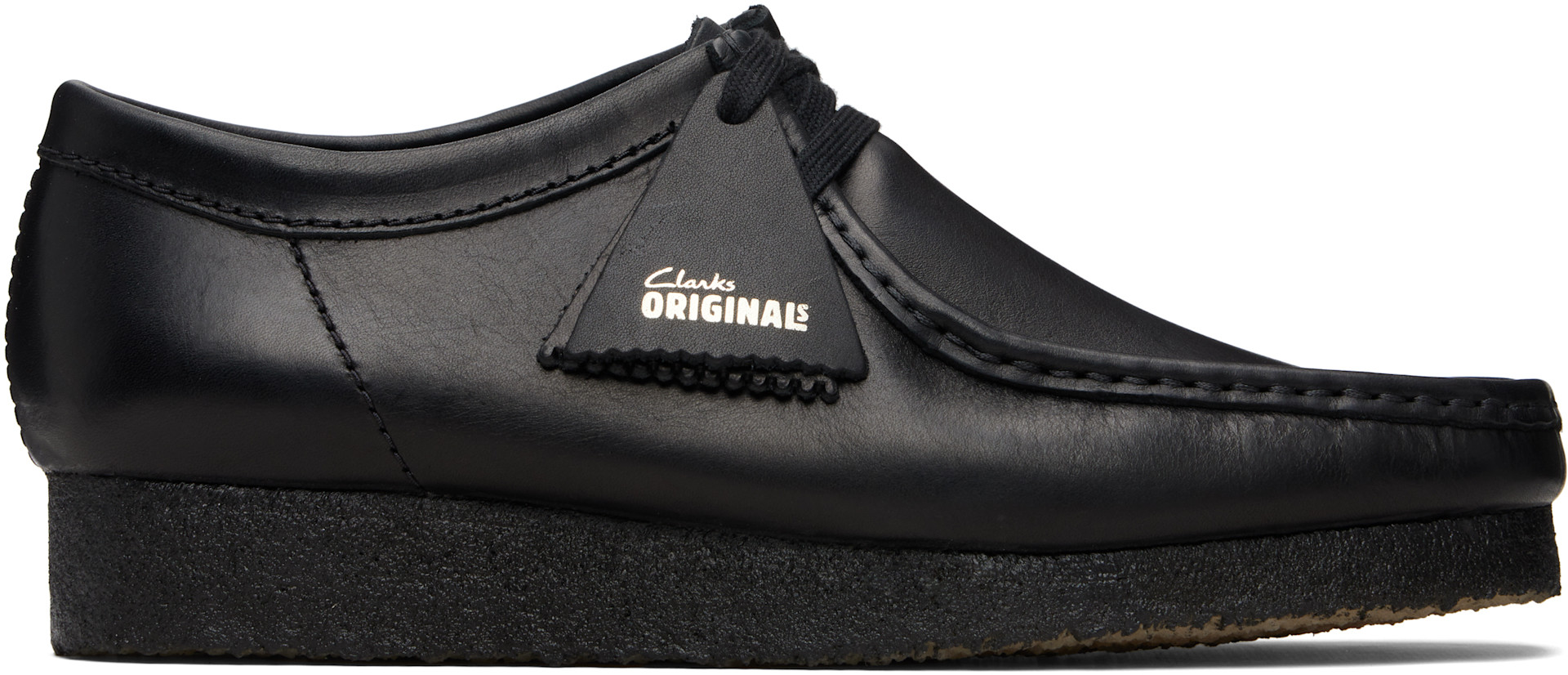 Clarks Originals: Black Wallabee Derbys | SSENSE