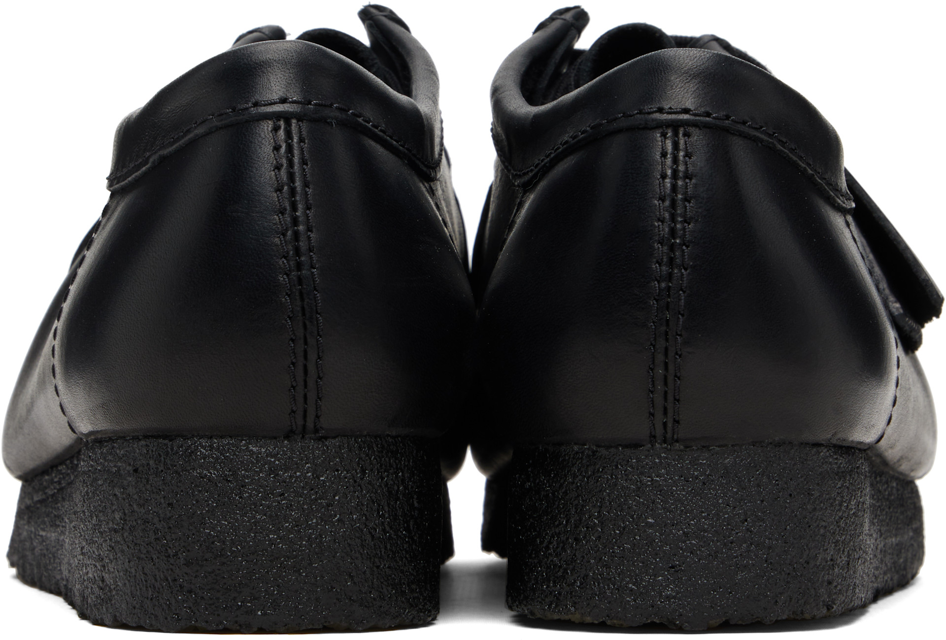 Clarks Originals: Black Wallabee Derbys | SSENSE