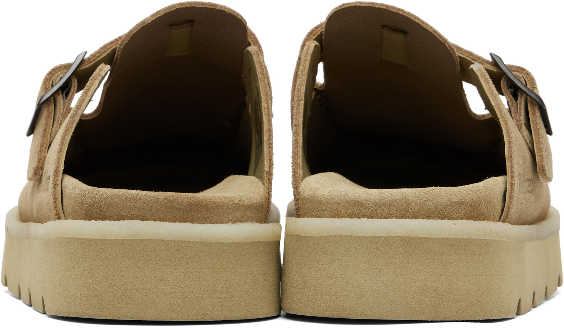 Clarks Originals: Beige Meare Moc Slip-on Loafers | SSENSE