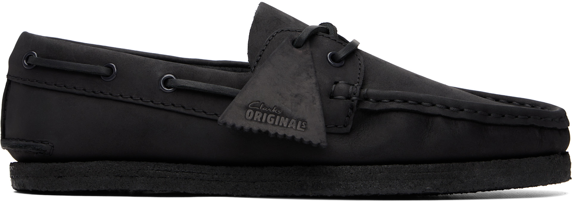 Clarks Originals BoTT ブラックデッキシューズ メンズ Clarks