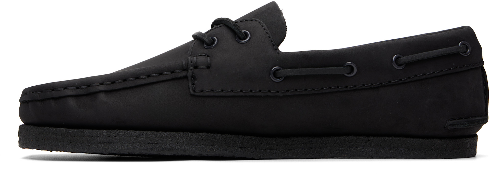Clarks Originals BoTT ブラックデッキシューズ Clarks Originals: ブラック Godney デッキシューズ | SSENSE 日本