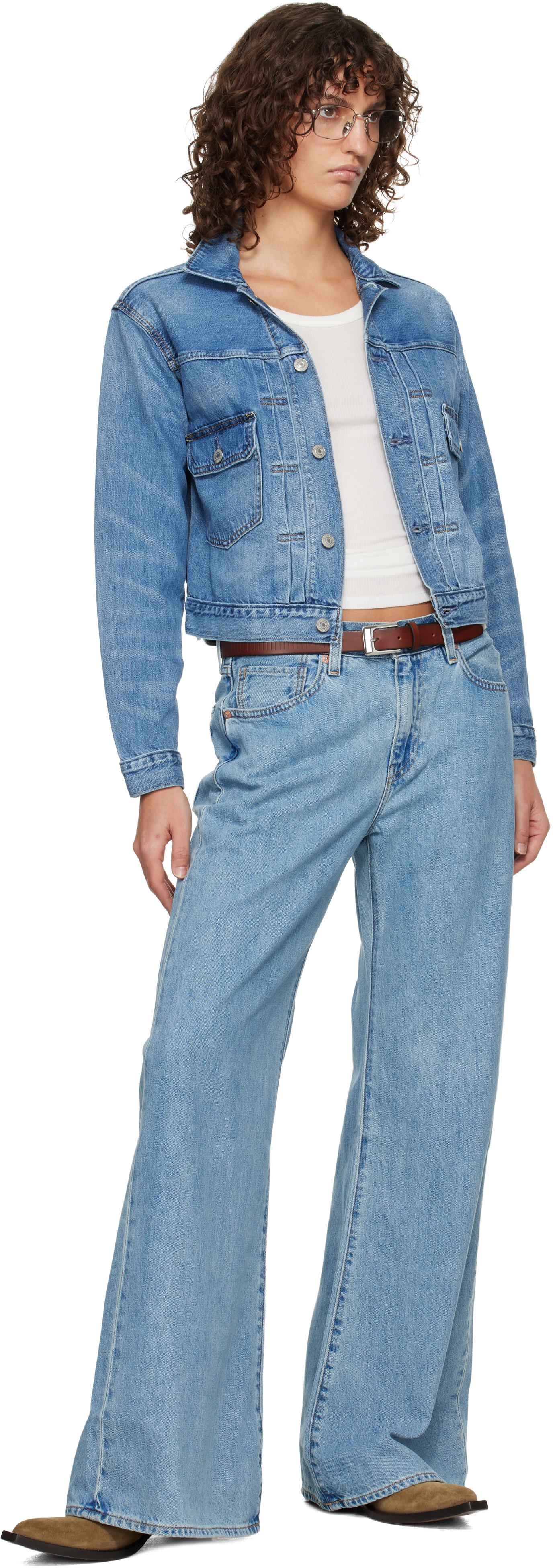 Levi's - 블루 타입 II 데님 트러커 재킷