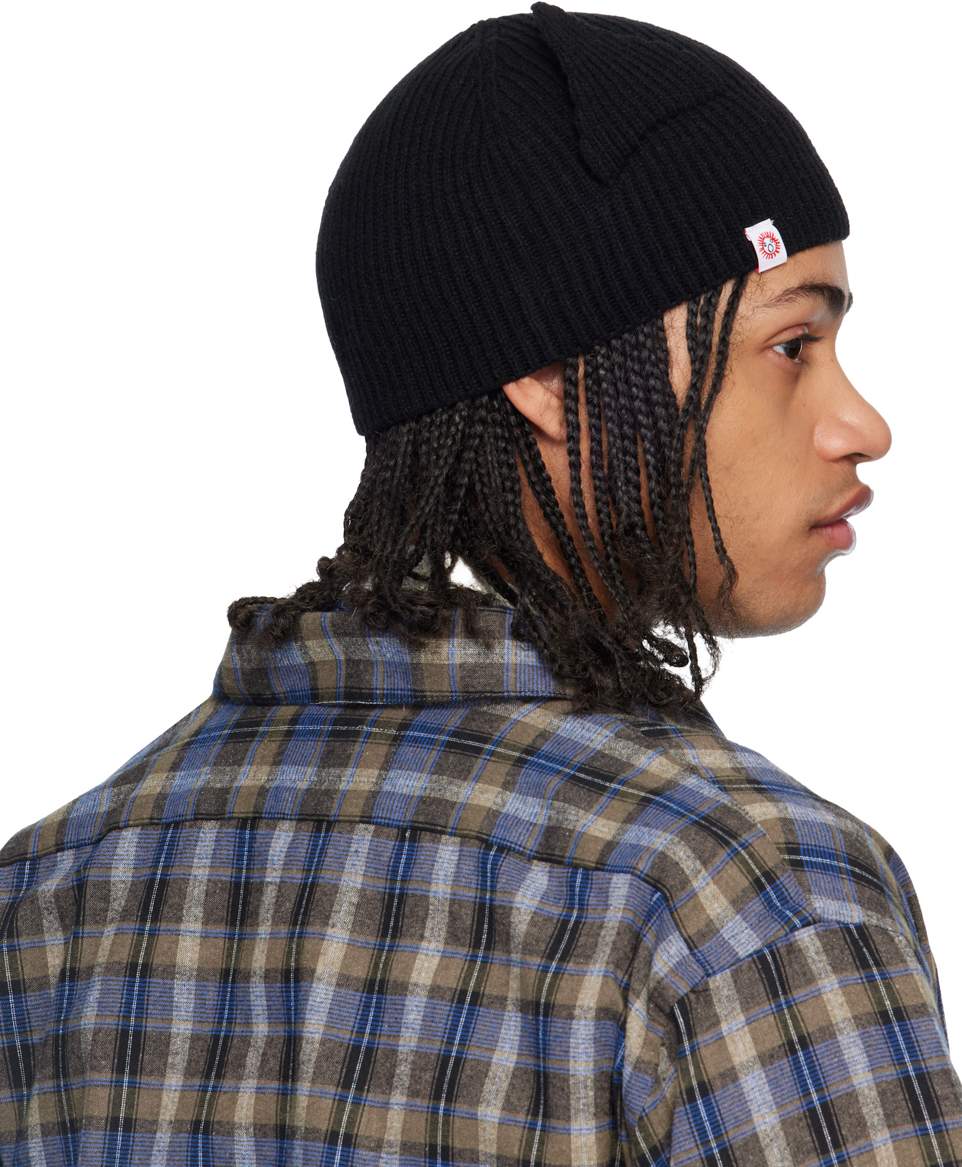 Charles Jeffrey LOVERBOY - Black Ears Rib Beanie