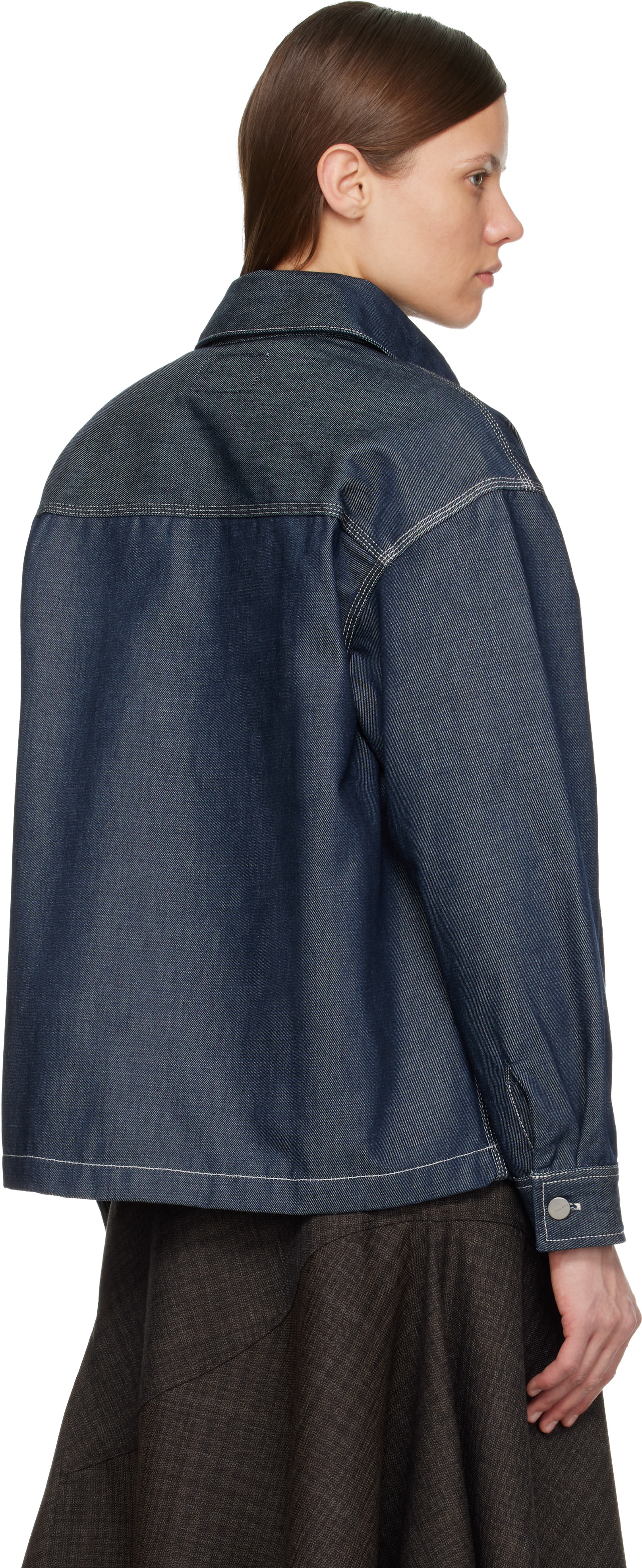 Carhartt Work In Progress: ブルー Louis デニムジャケット | SSENSE 日本