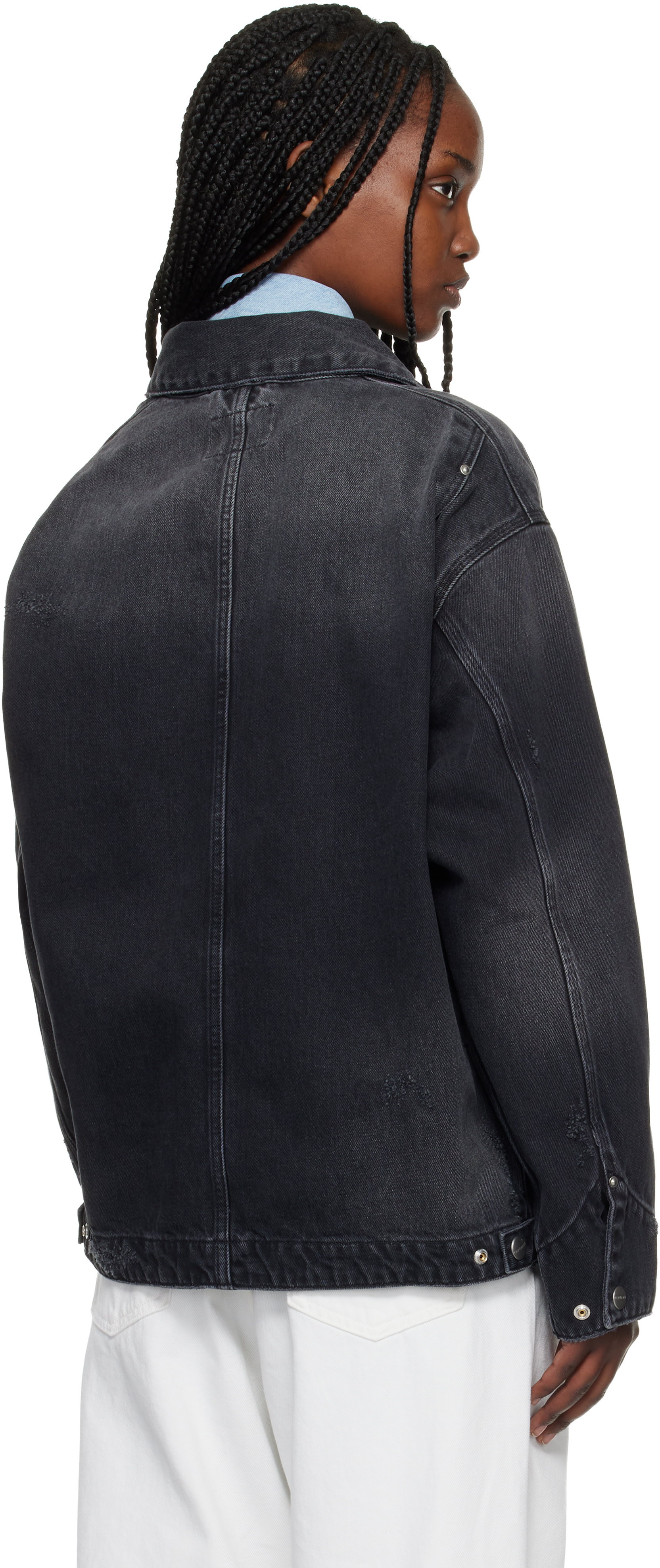 Carhartt Work In Progress: ブラック Arctic デニムジャケット