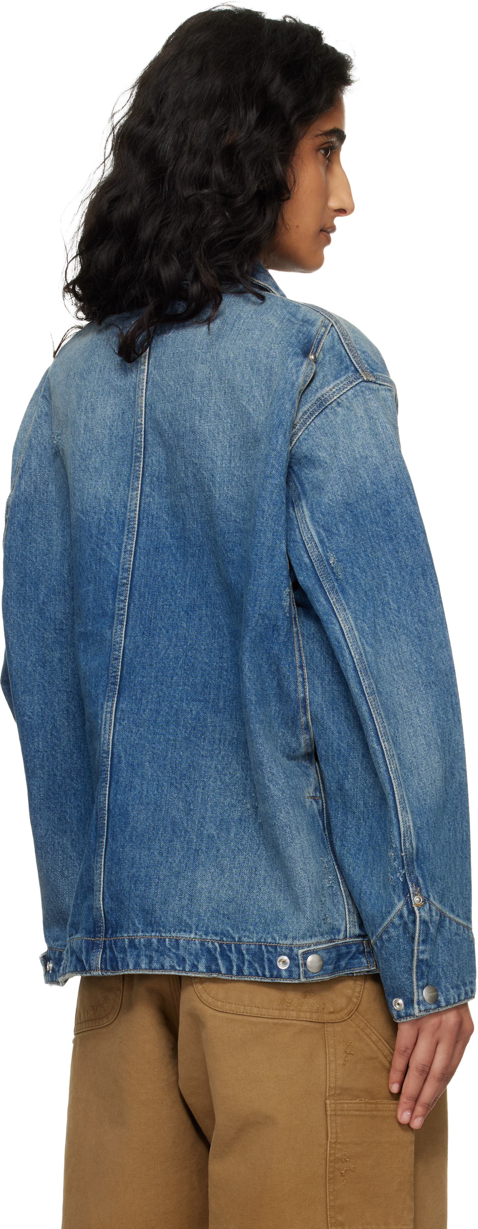 Carhartt Work In Progress - Blouson OG Arctic bleu en denim