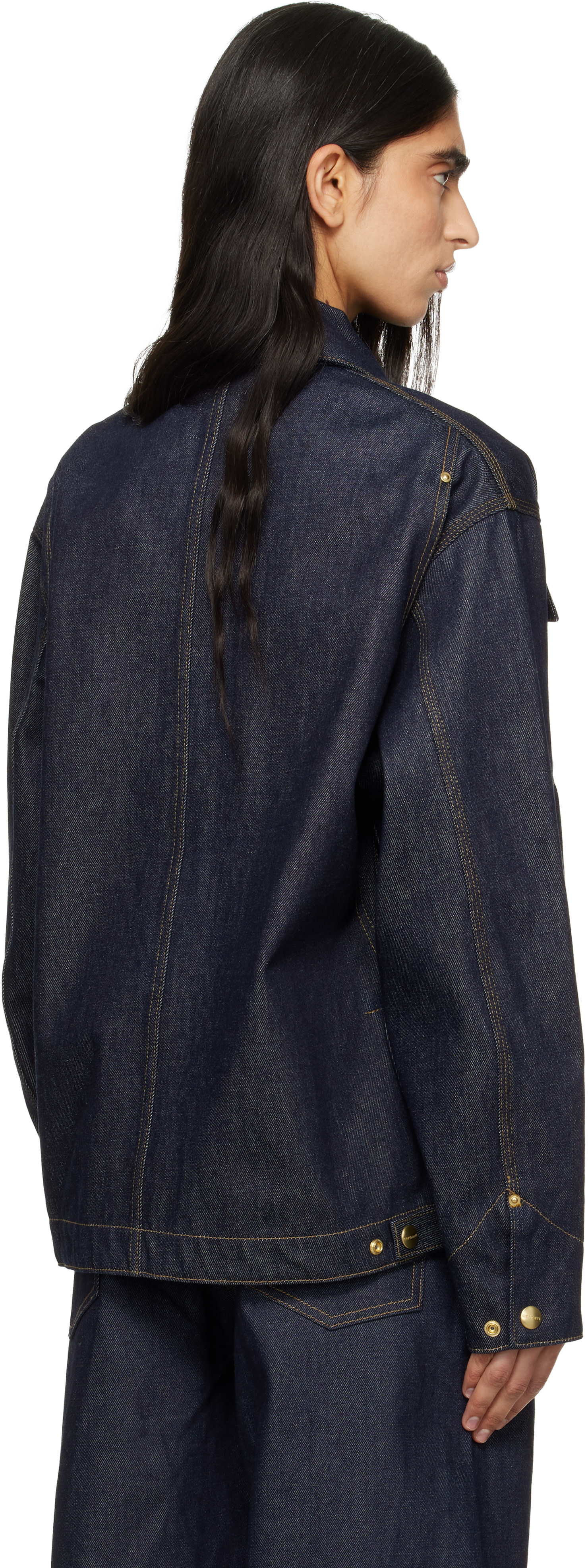 carhartt ダークブルー デニムジャケット Carhartt（カーハート）の「Carhartt デニムジャケット（デニム