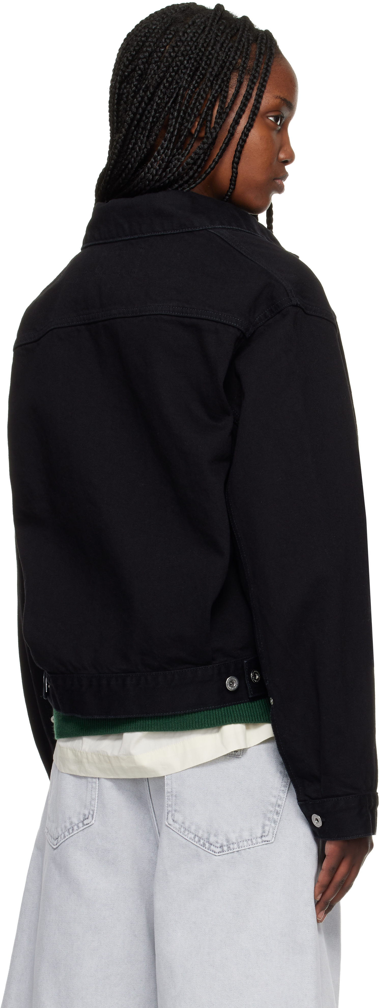 Carhartt Work In Progress - Blouson Belmar noir en denim