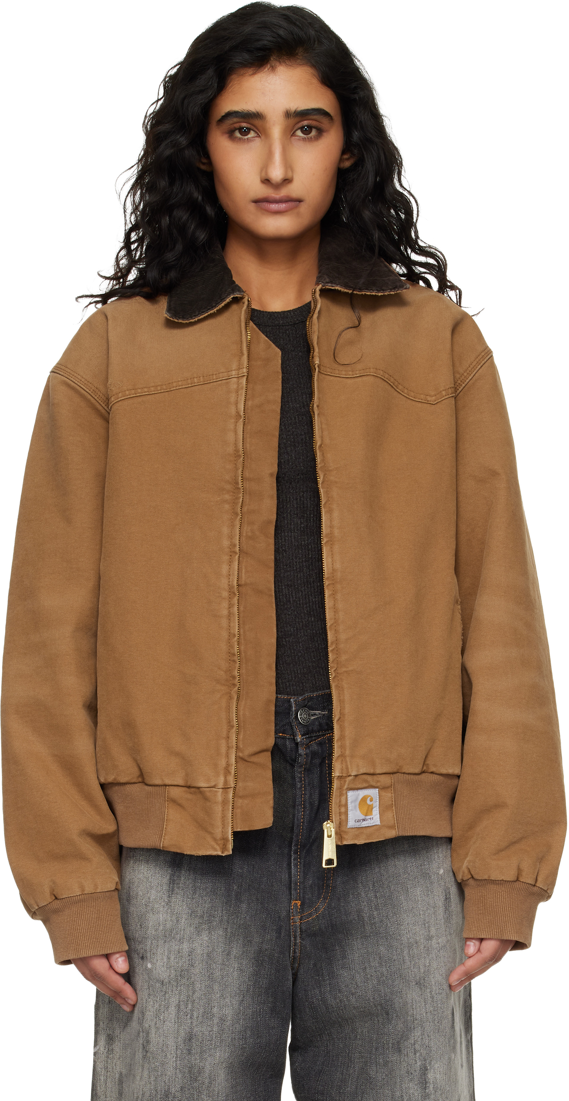 Carhartt Work In Progress - Blouson OG Santa Fe brun clair
