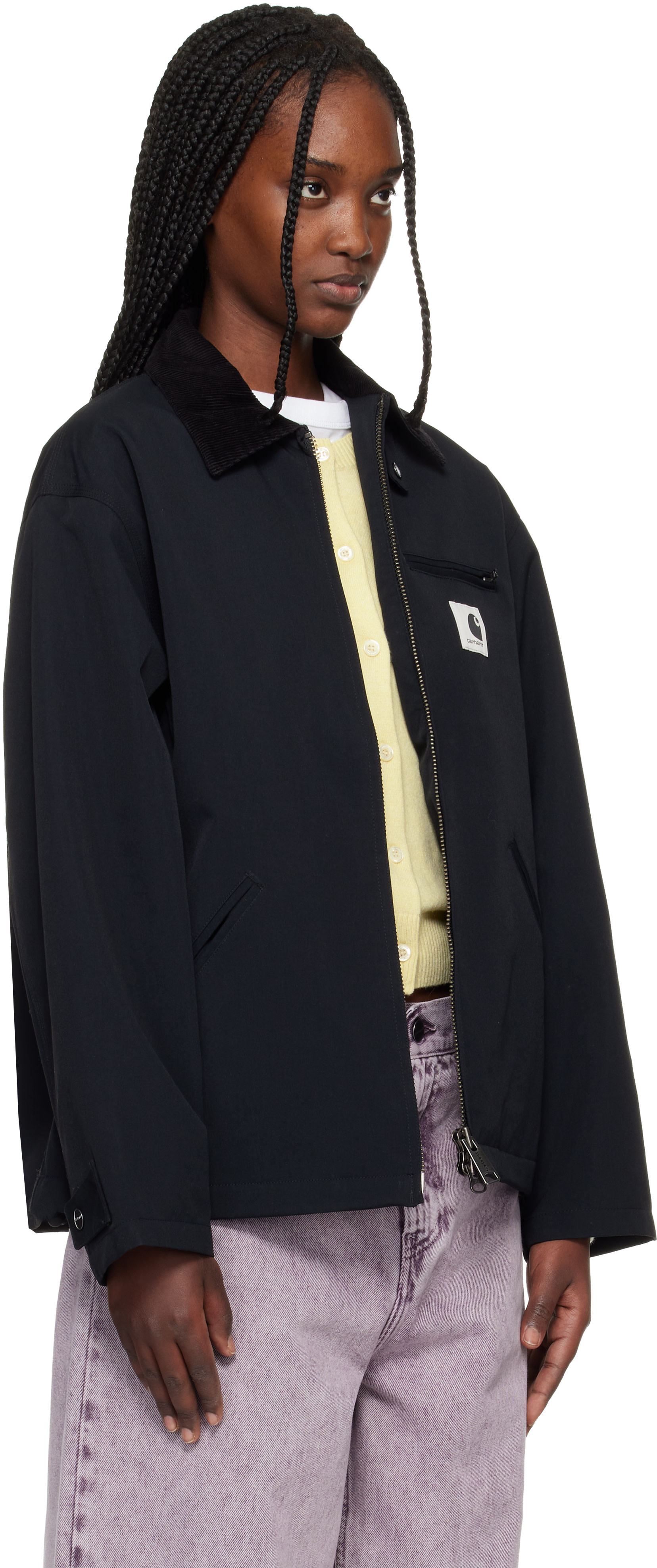 Carhartt Work In Progress: Black Clark Jacket | SSENSE