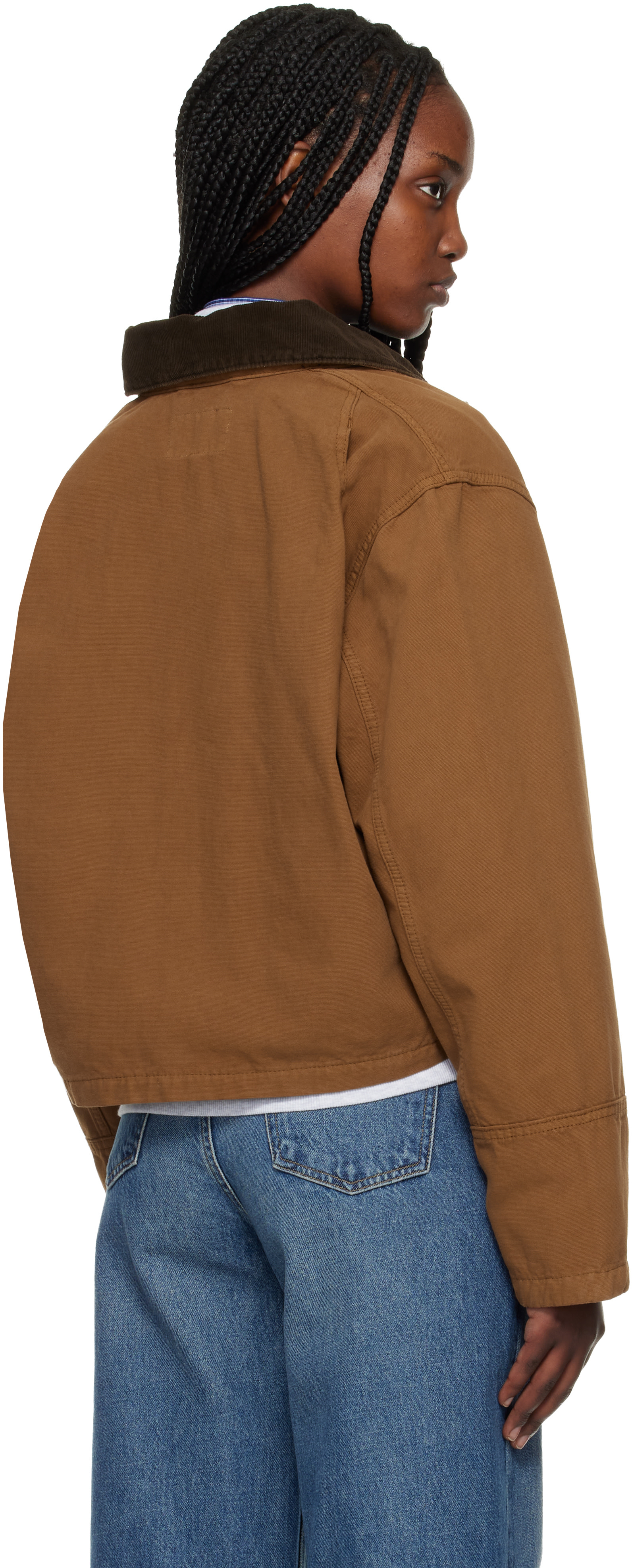 Carhartt Work In Progress - 브라운 프레스콧 재킷