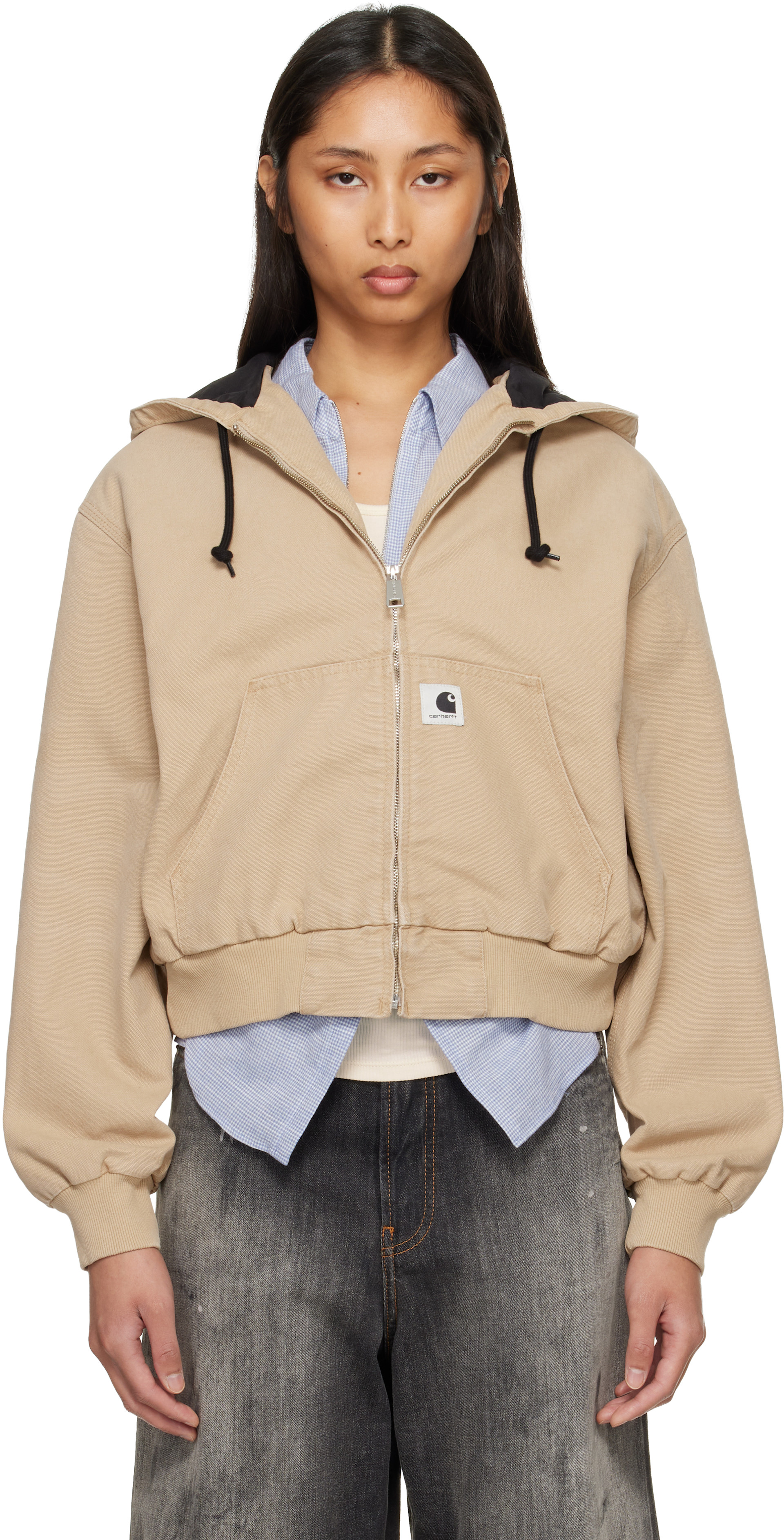 Carhartt Work In Progress - 베이지 OG 액티브 재킷