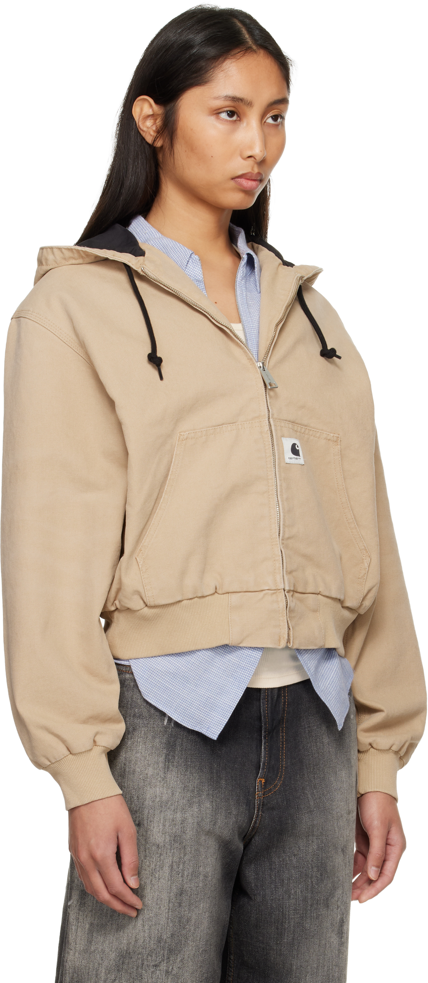 Carhartt Work In Progress - 베이지 OG 액티브 재킷