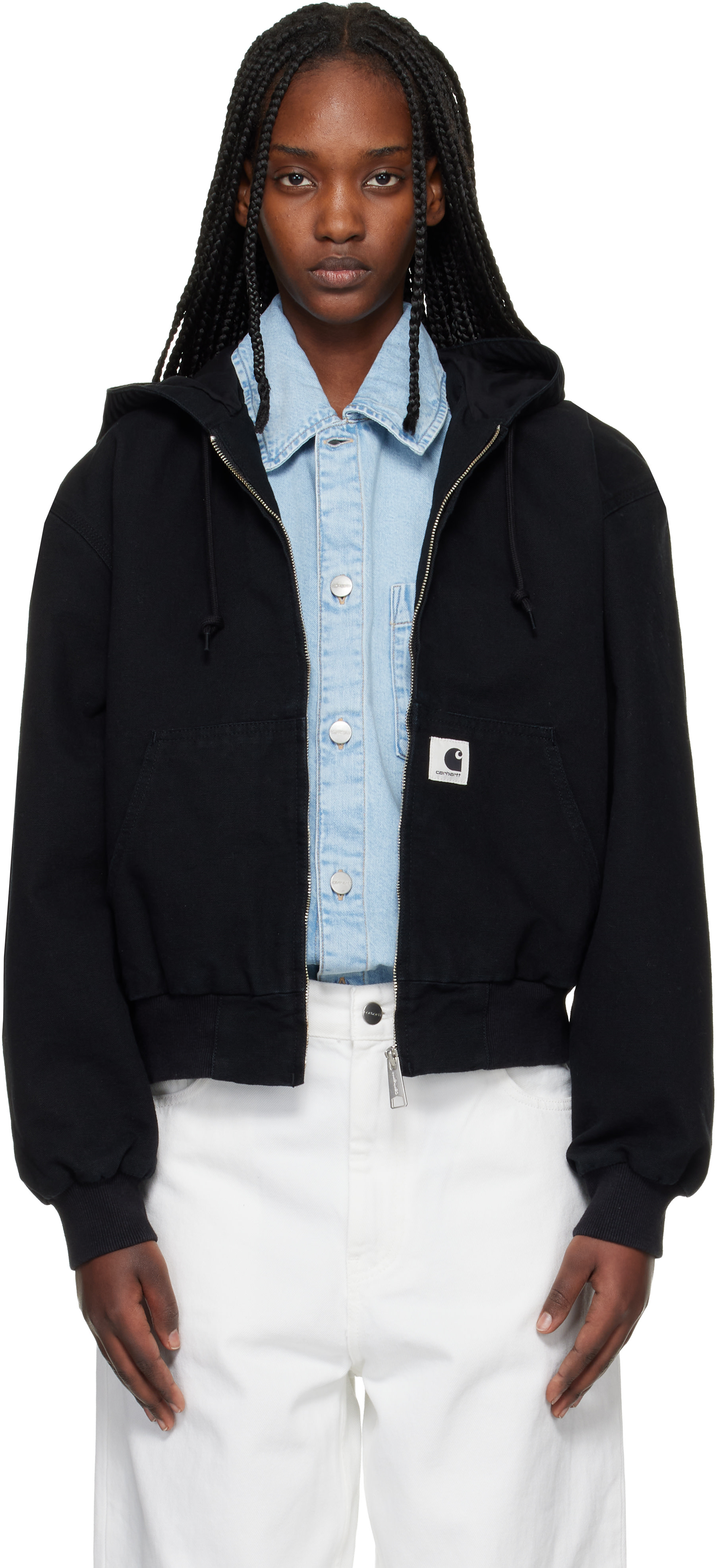 Carhartt Work In Progress - 블랙 OG 액티브 재킷
